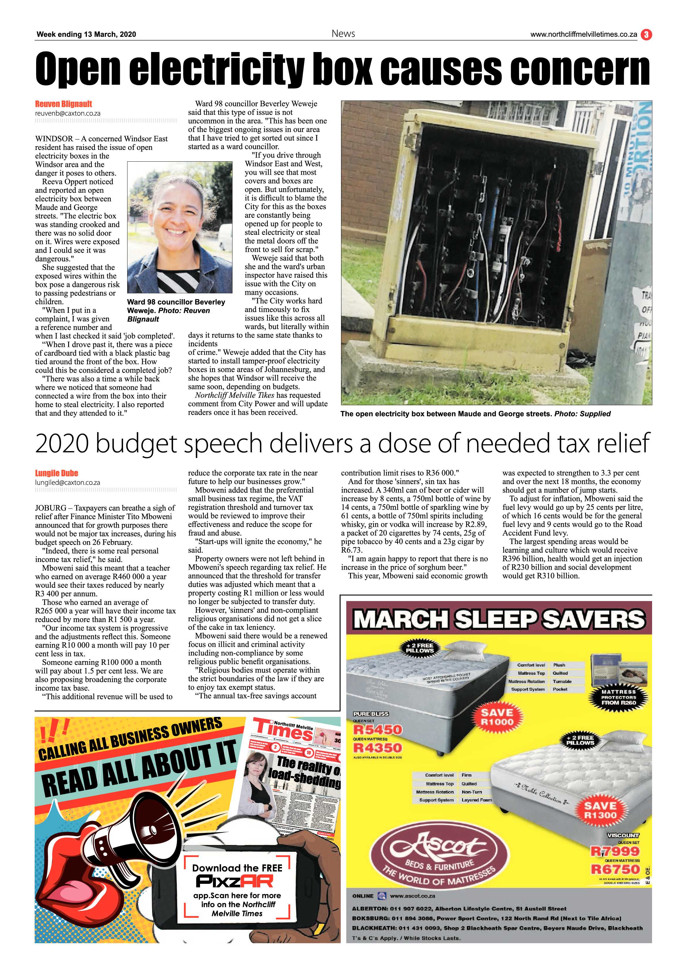 Northcliff Melville Times 13 March 2020 page 3