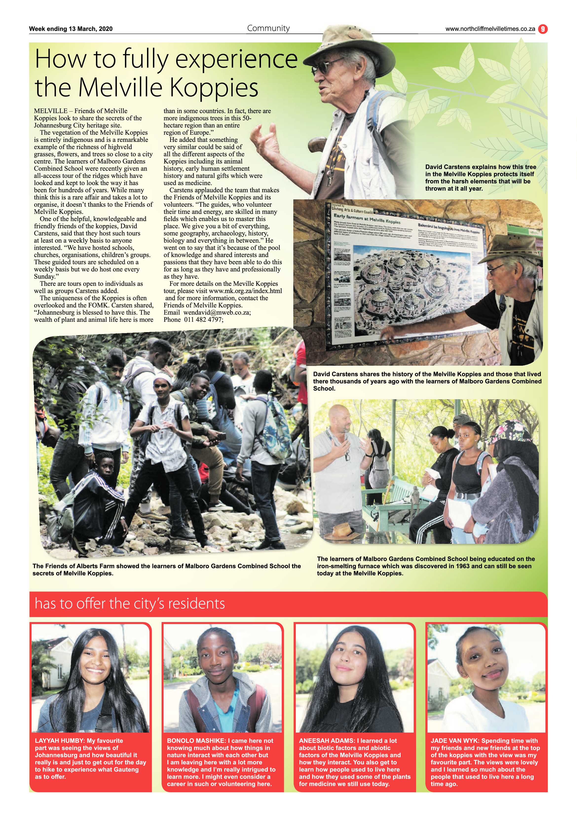 Northcliff Melville Times 13 March 2020 page 9