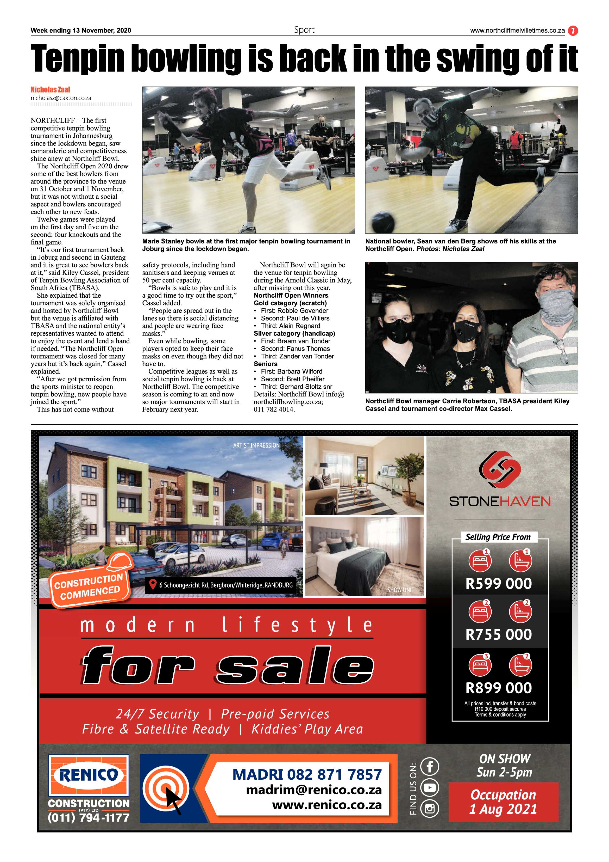 Northcliff Melville Times 13 November 2020 page 7