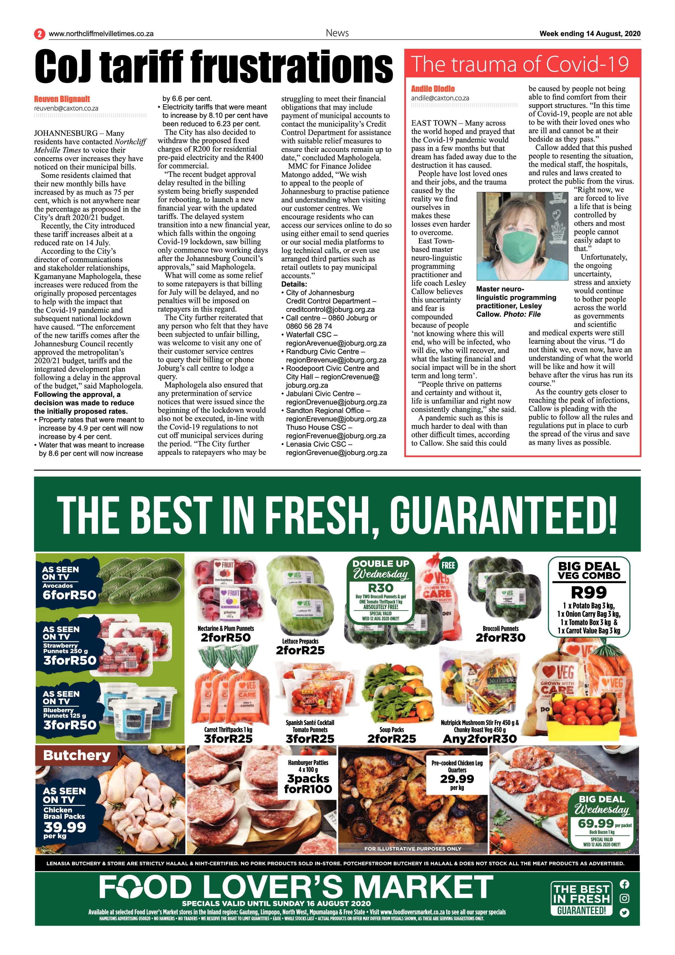 Norhcliff Melville Times 14 August 2020 page 2
