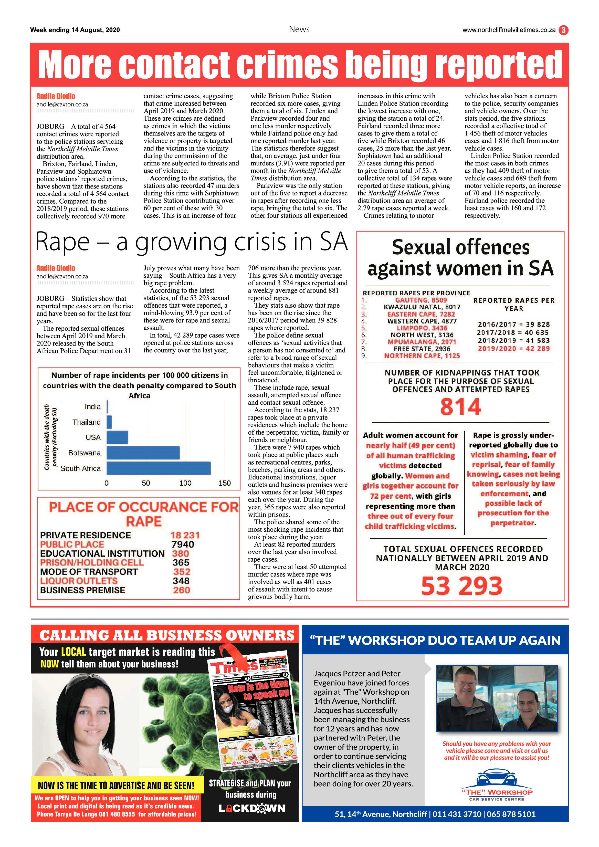 Norhcliff Melville Times 14 August 2020 page 3