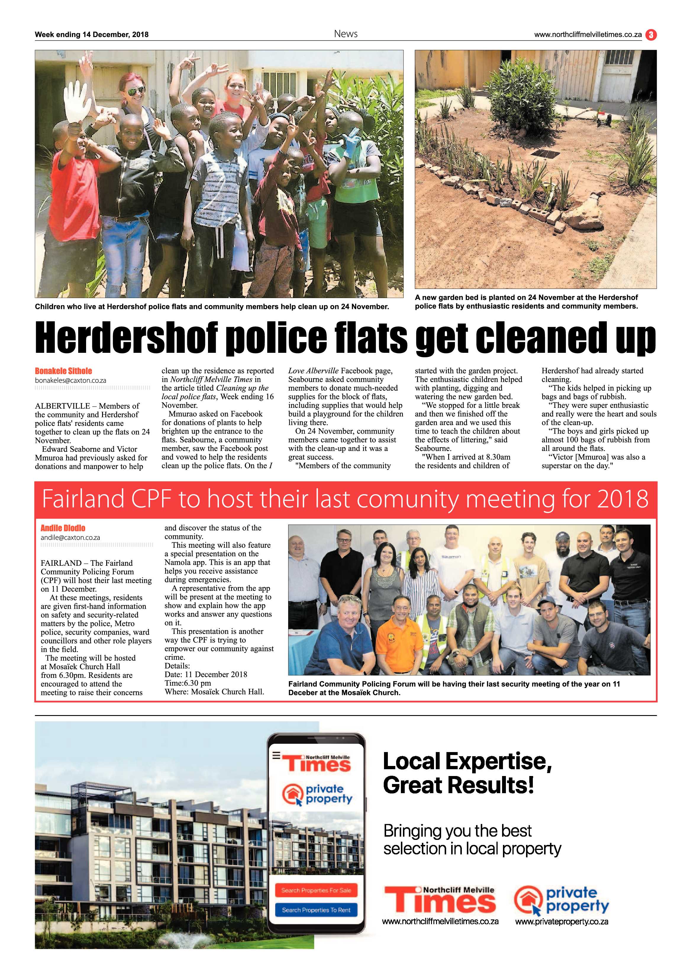 Northcliff Melville Times 14 December 2018 page 3