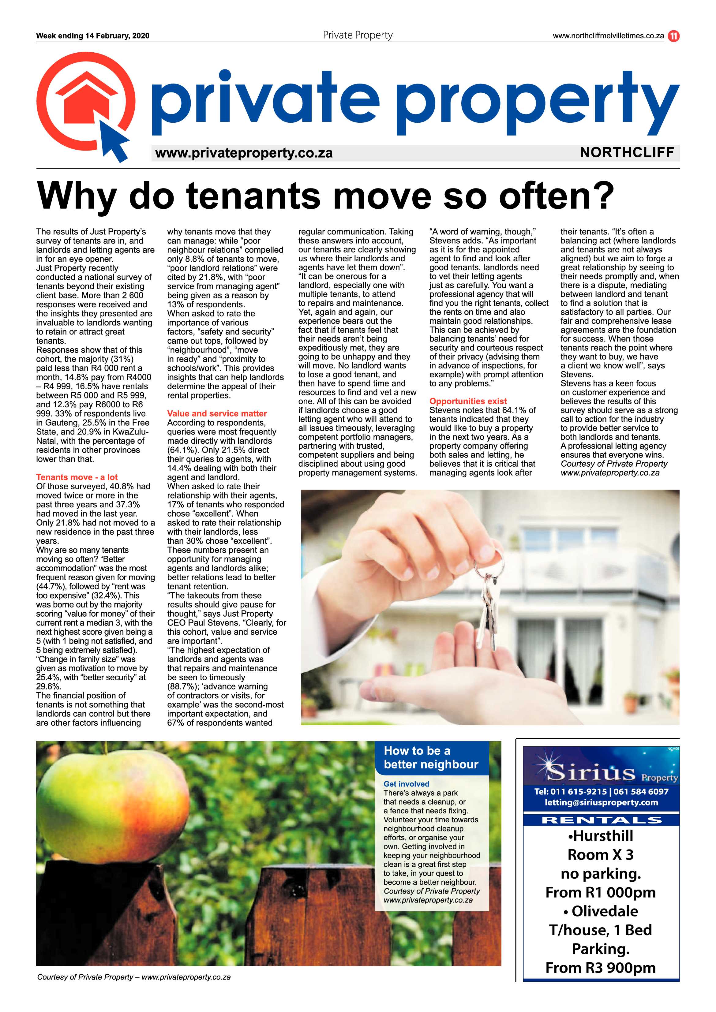 Northcliff Melville Times 14 February 2020 page 11