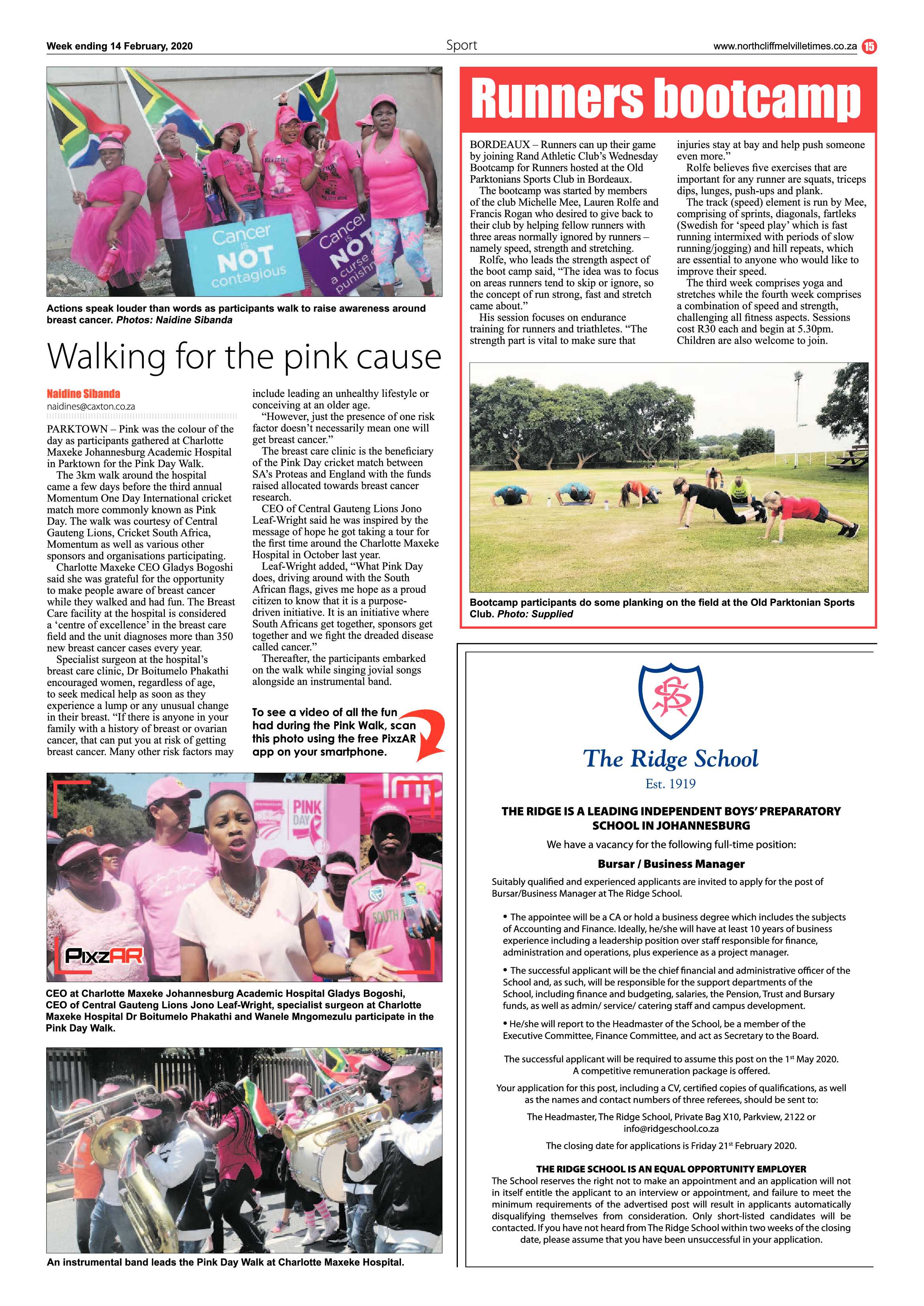 Northcliff Melville Times 14 February 2020 page 15