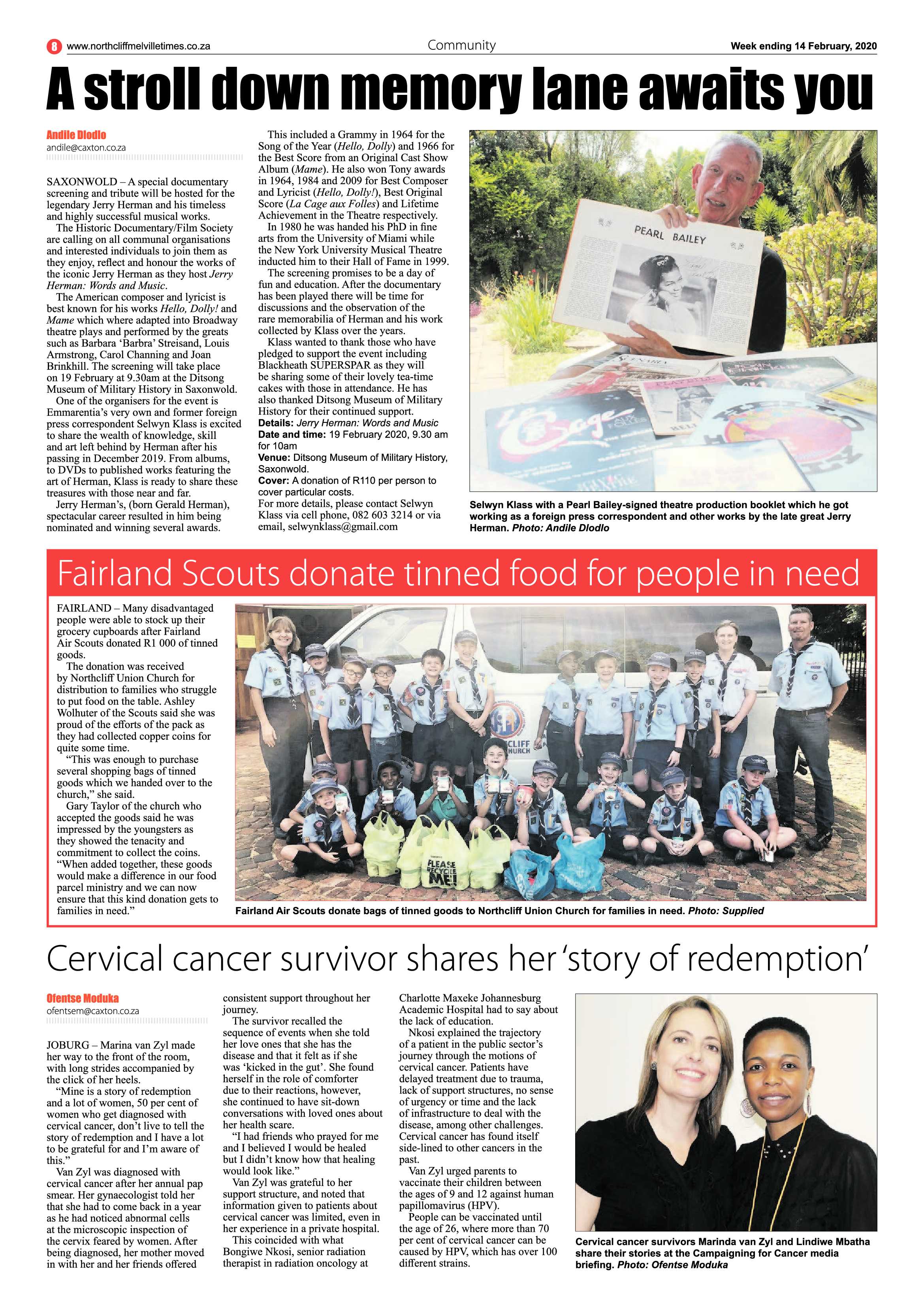 Northcliff Melville Times 14 February 2020 page 8