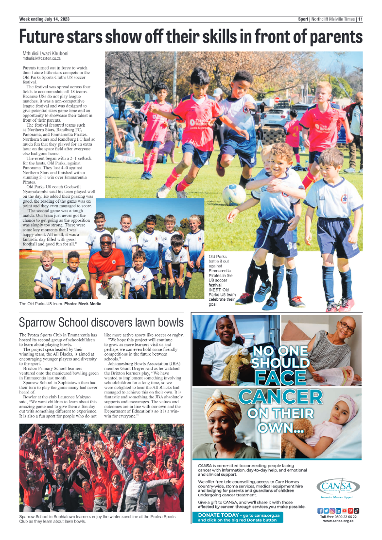 Northcliff Melville Times 14 July 2023 page 11