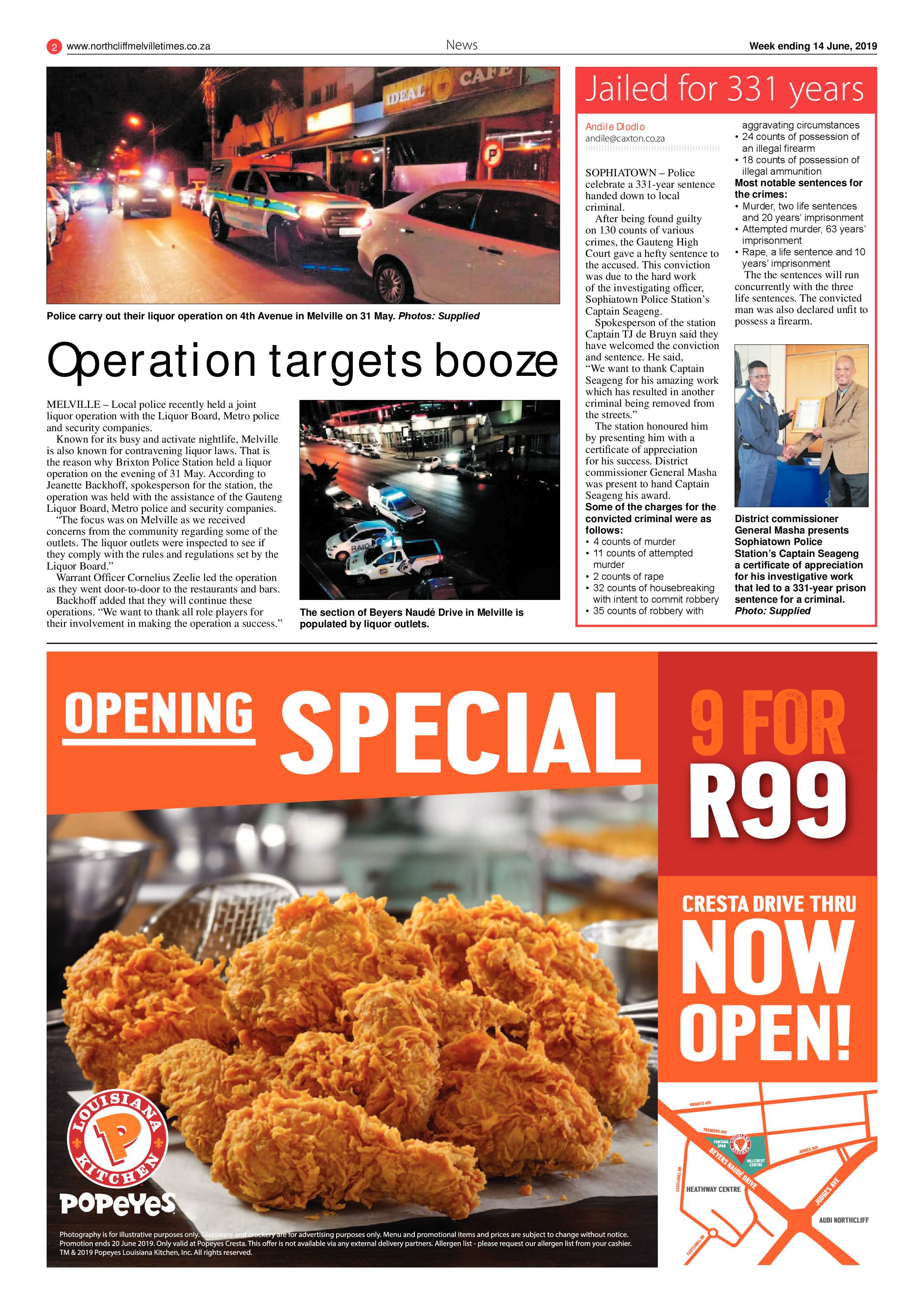 Northcliff Melville Times 14 June, 2019 page 2
