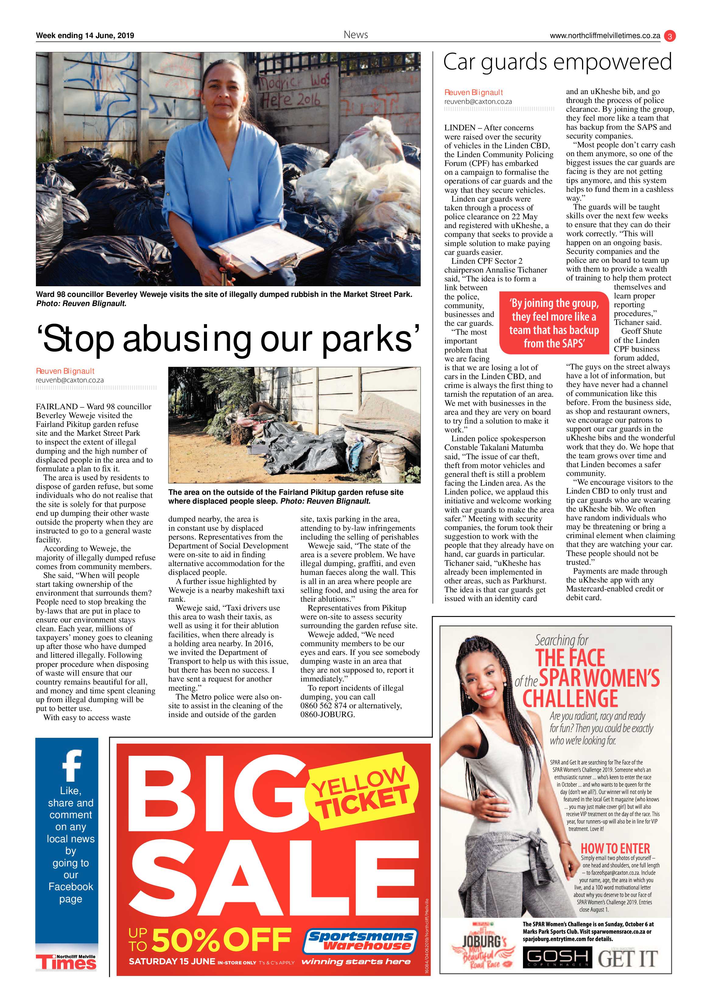 Northcliff Melville Times 14 June, 2019 page 3