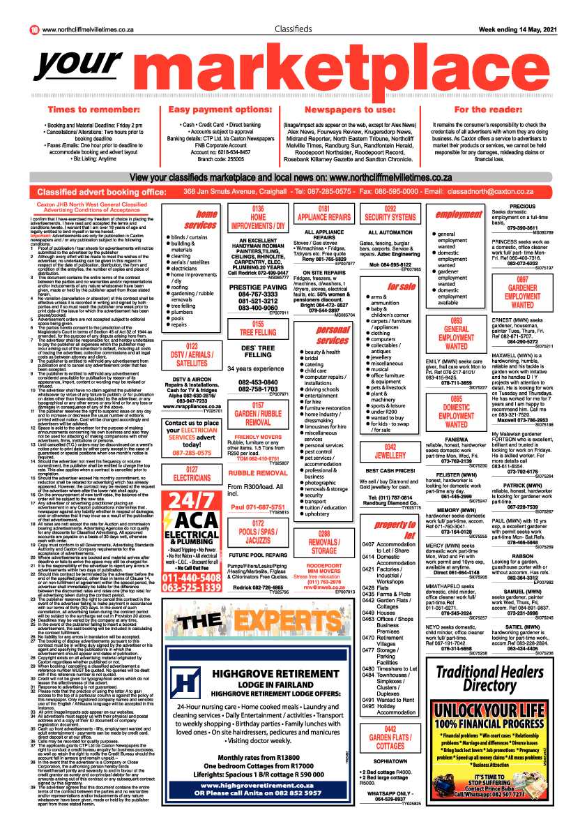Northcliff Melville Times 14 May 2021 page 10