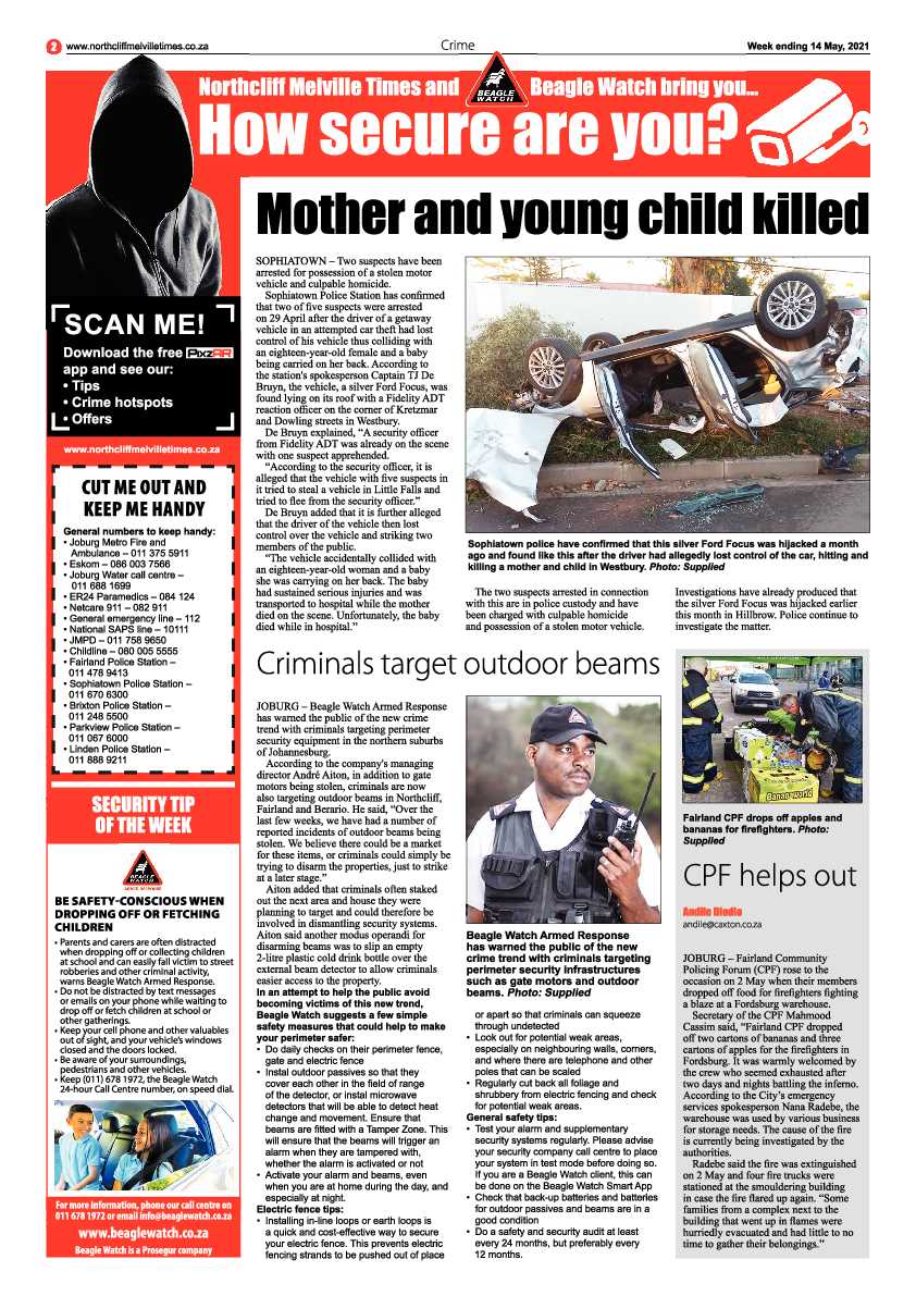 Northcliff Melville Times 14 May 2021 page 2