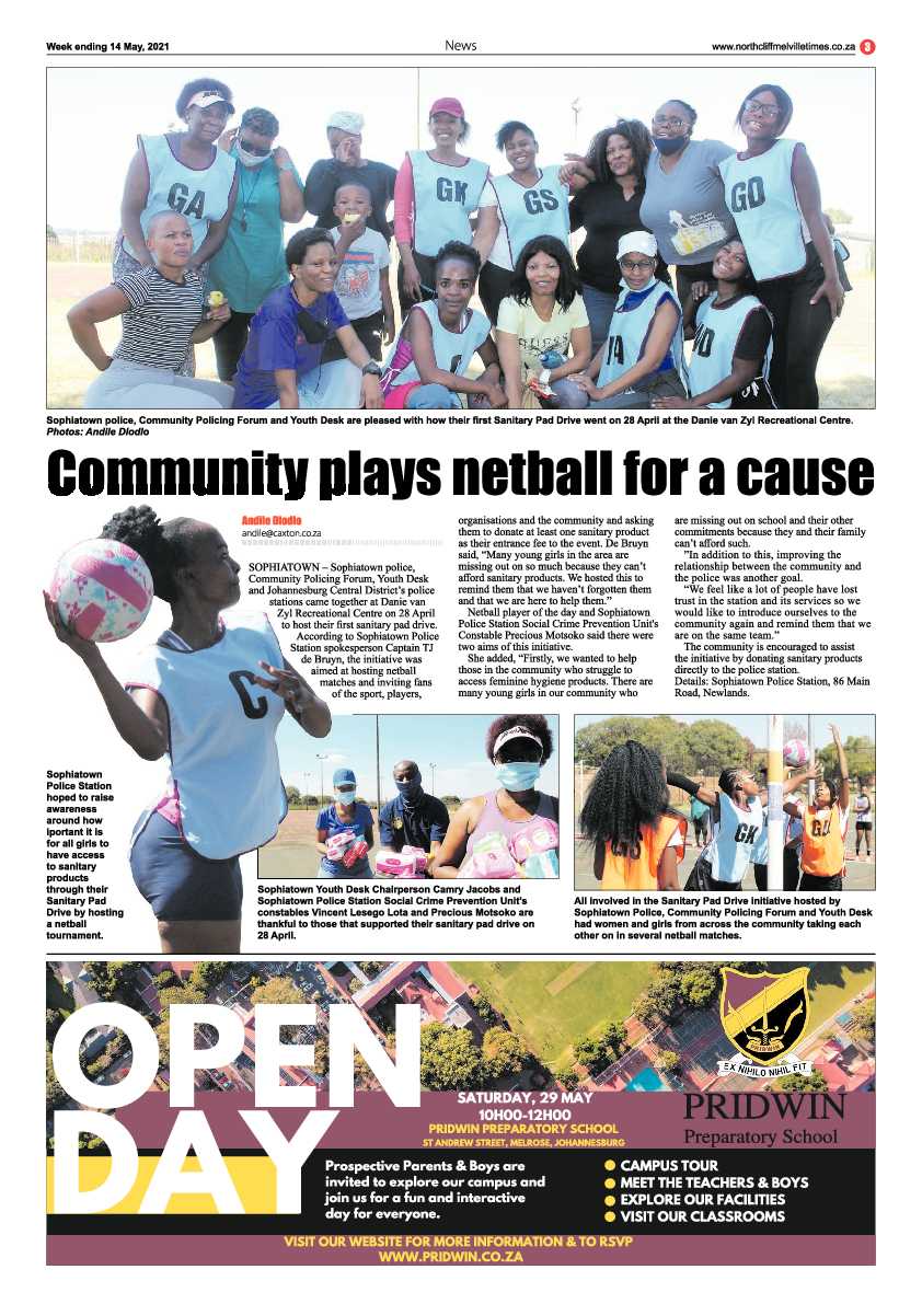 Northcliff Melville Times 14 May 2021 page 3