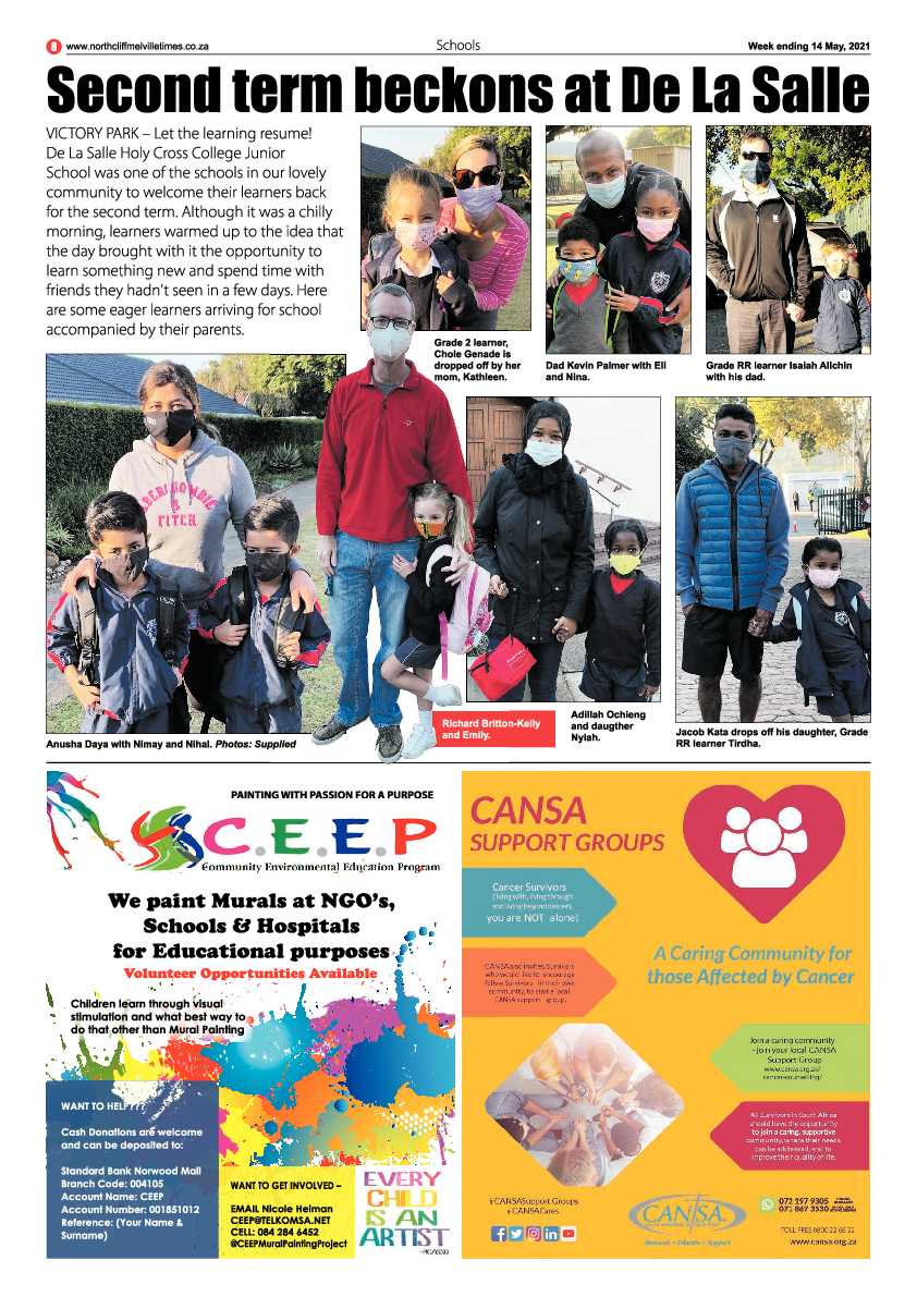 Northcliff Melville Times 14 May 2021 page 8
