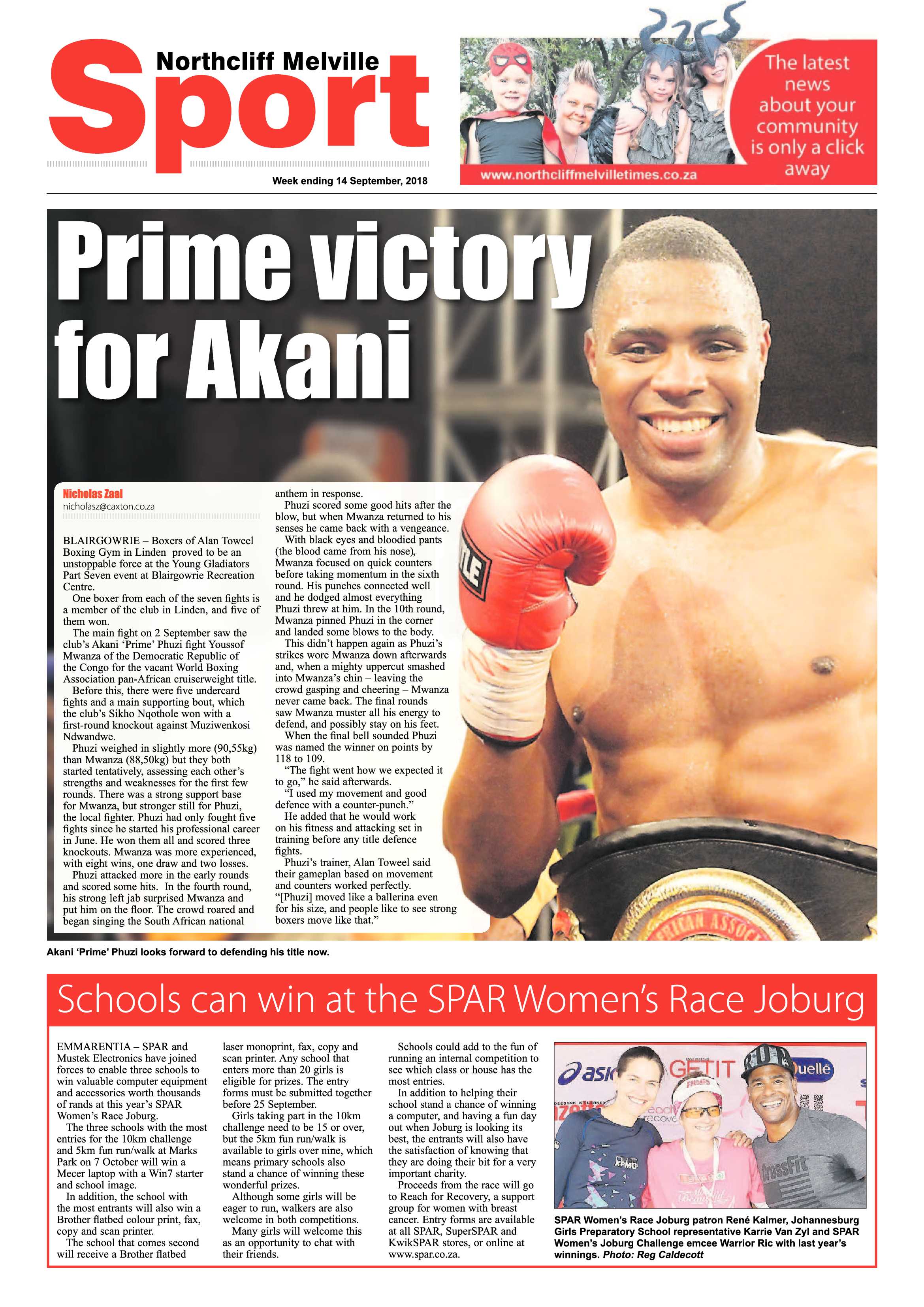 Northcliff Melville Times 14 September 2018 page 16