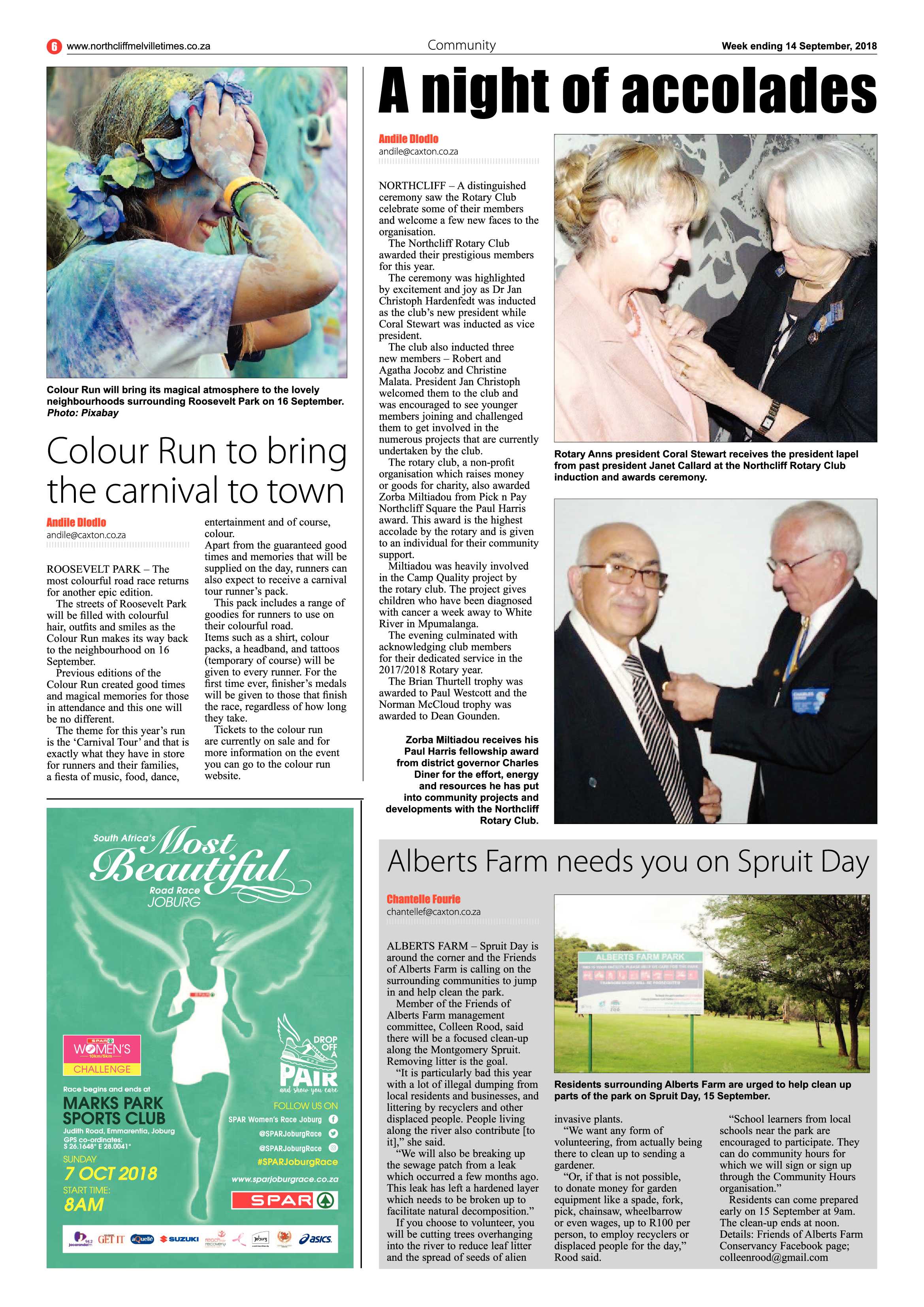 Northcliff Melville Times 14 September 2018 page 6
