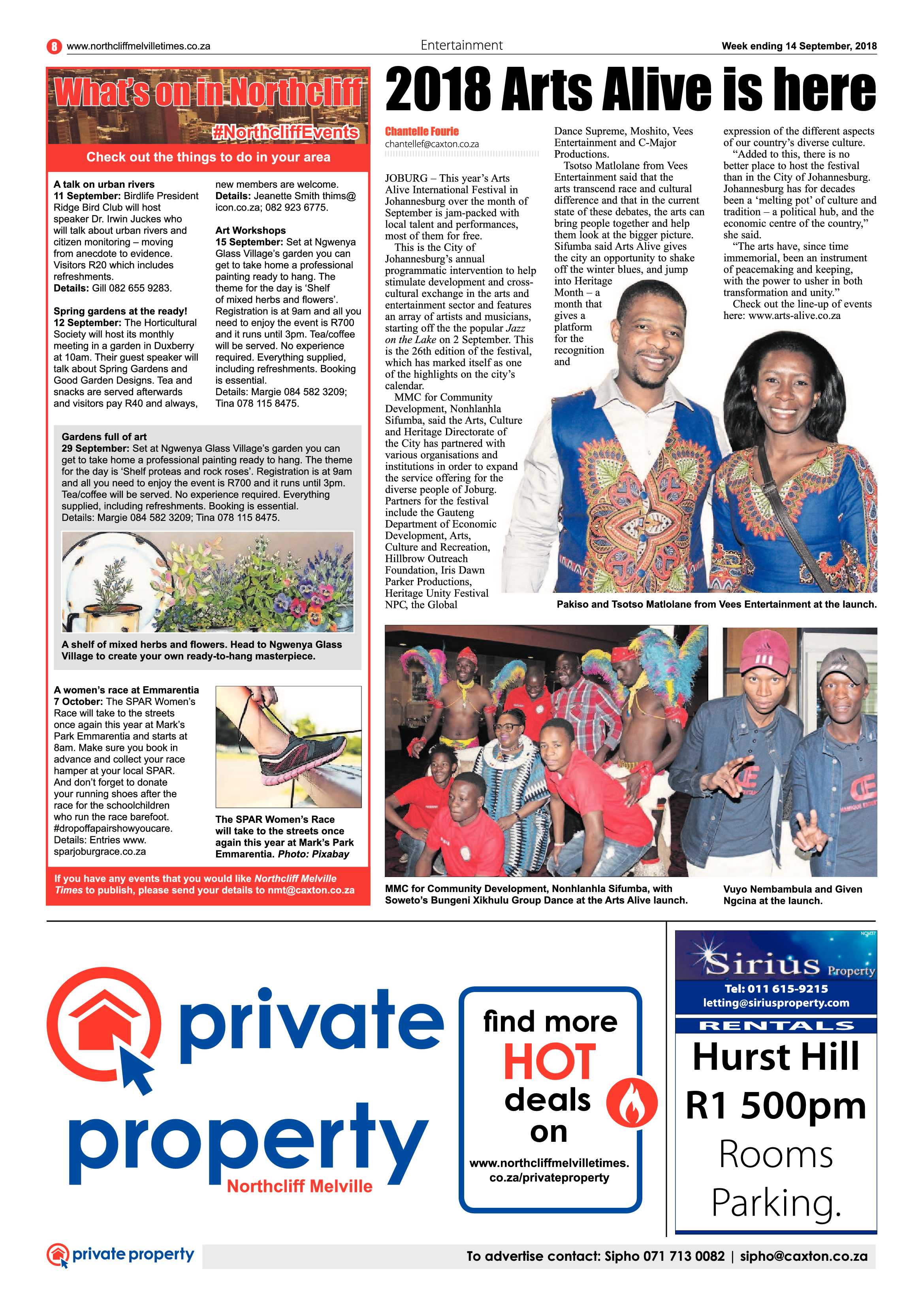Northcliff Melville Times 14 September 2018 page 8