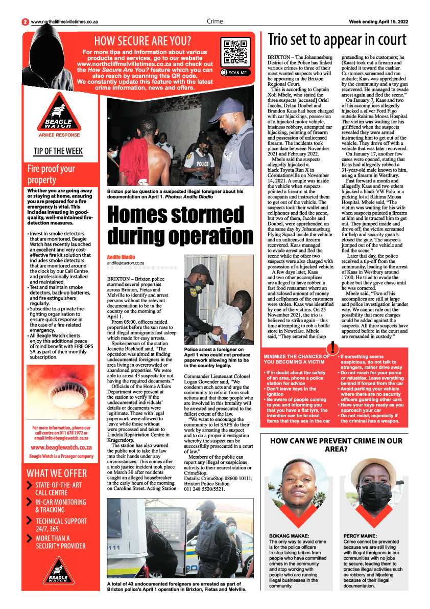 Northcliff Melville Times 15 April 2022 page 2