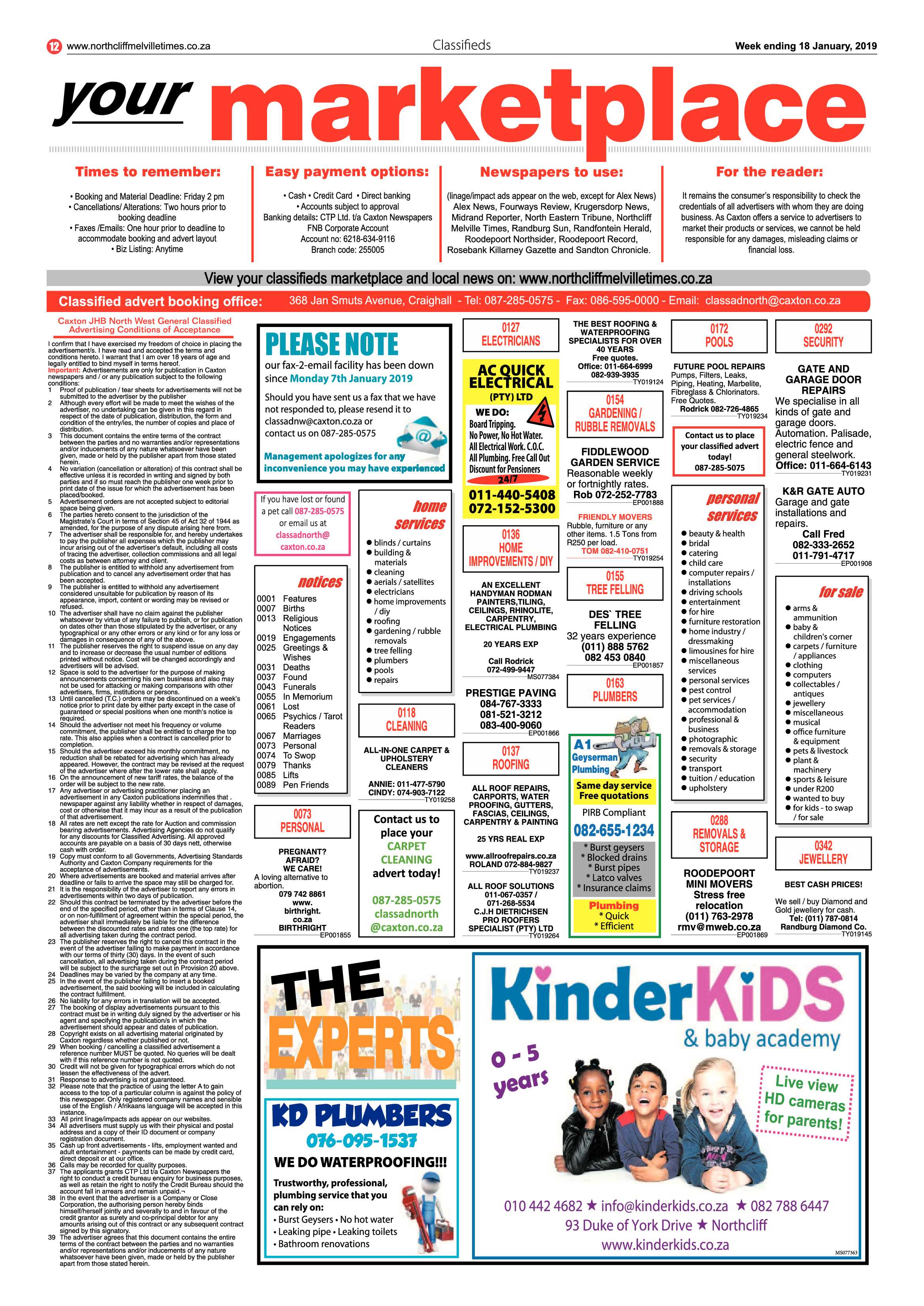 Northcliff Melville Times 15 January 2019 page 12
