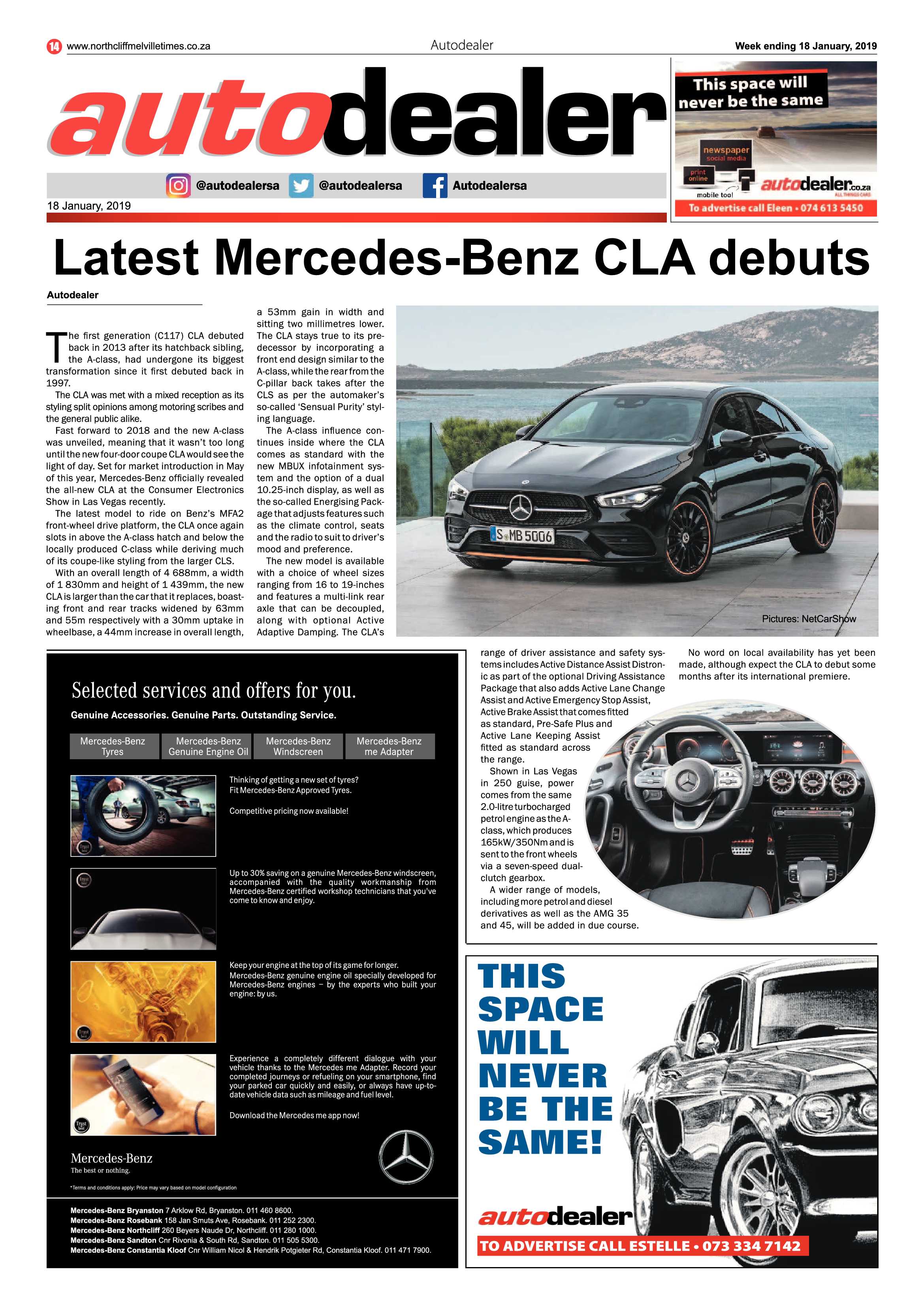 Northcliff Melville Times 15 January 2019 page 14