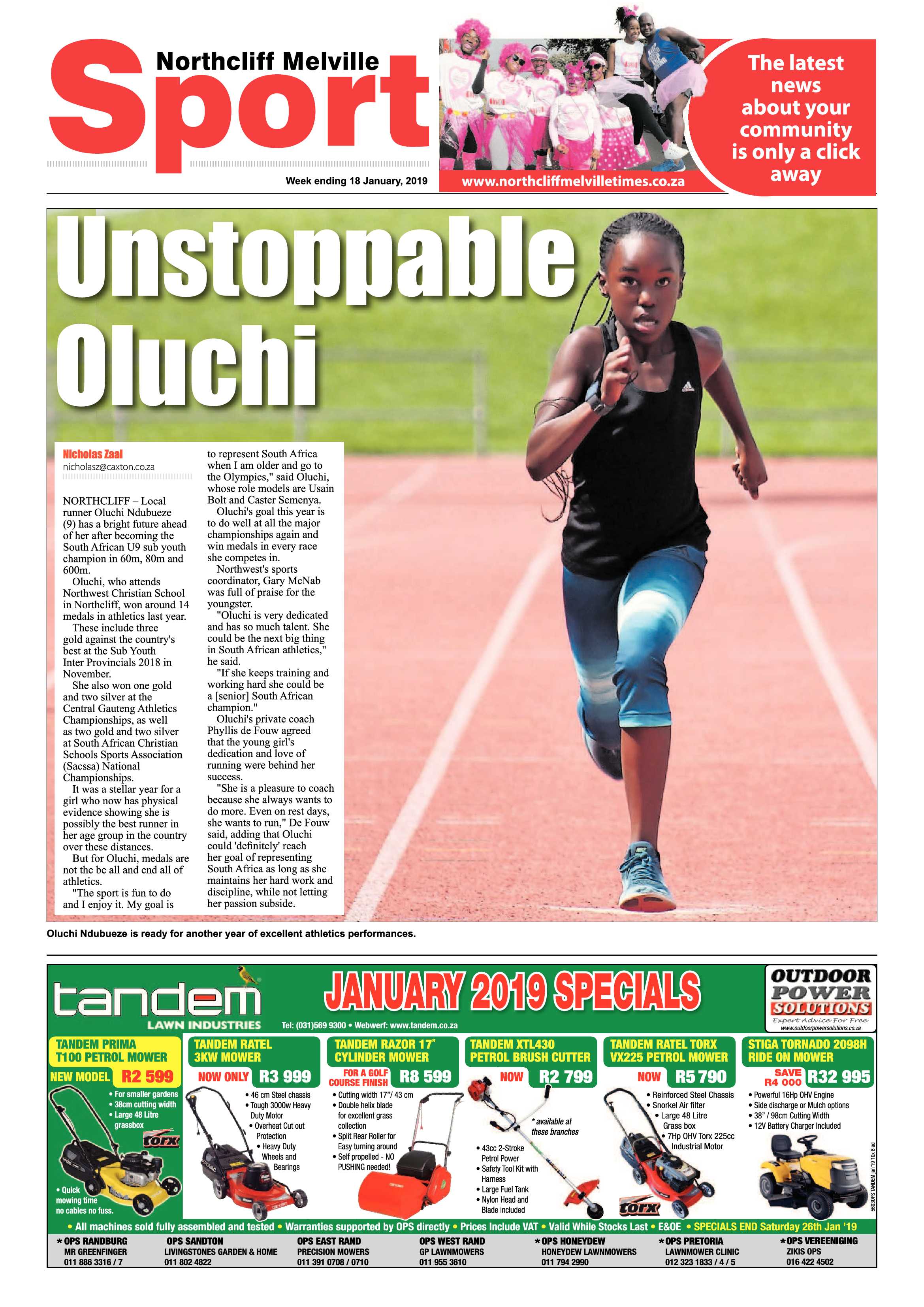 Northcliff Melville Times 15 January 2019 page 16
