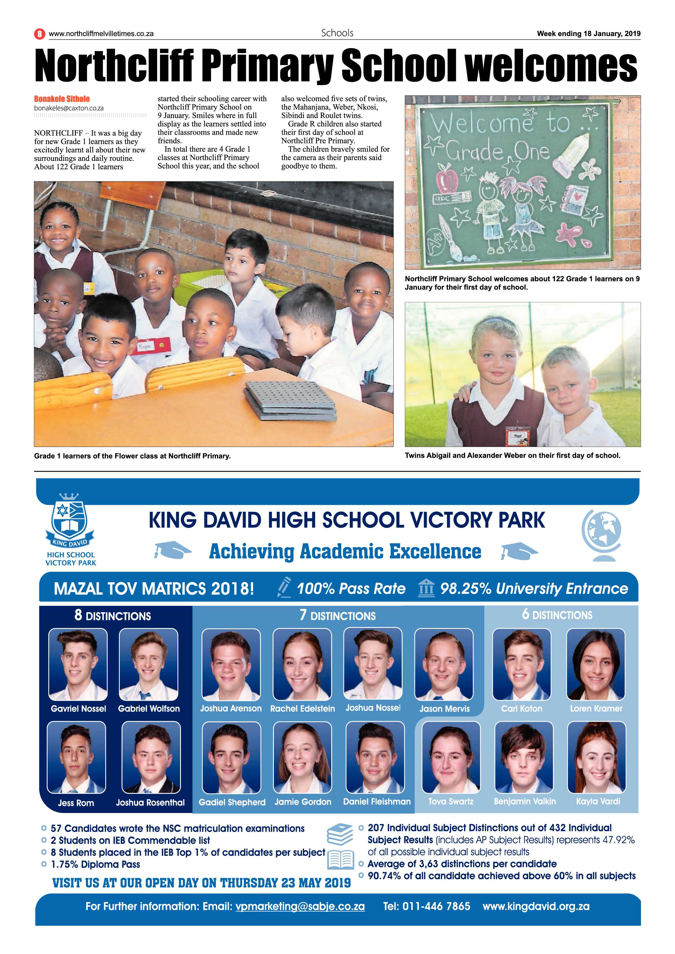 Northcliff Melville Times 15 January 2019 page 8