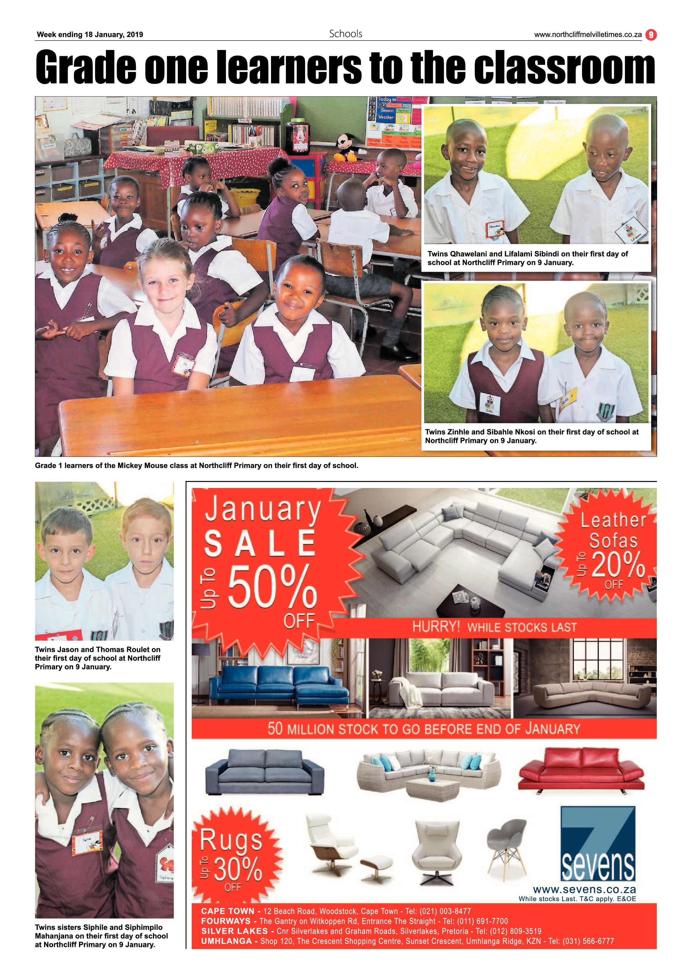 Northcliff Melville Times 15 January 2019 page 9