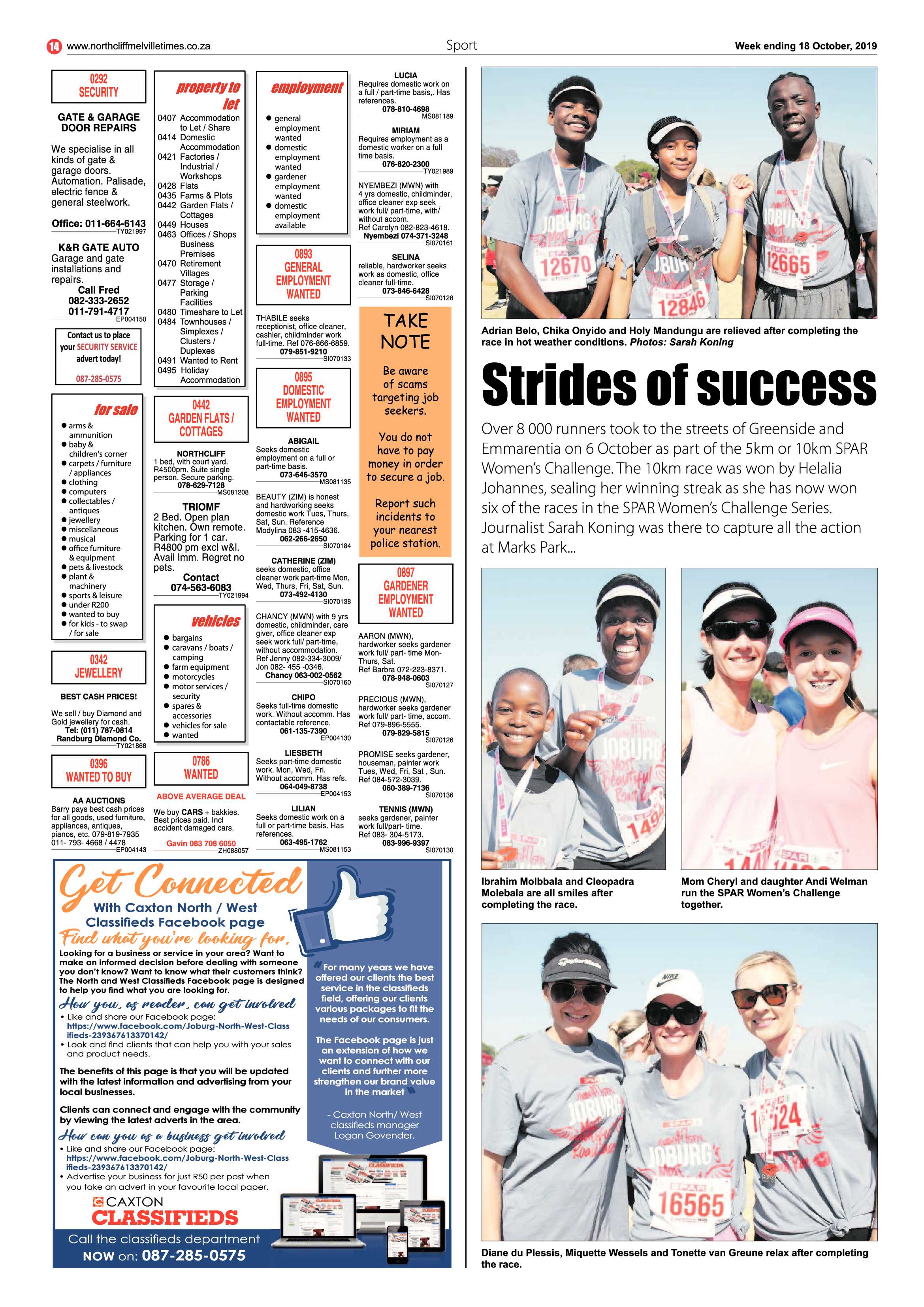 Northcliff Melville Times 15 October, 2019 page 14
