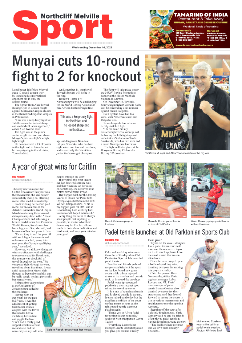 Northcliff Melville Times 16 Dec 2022 page 12