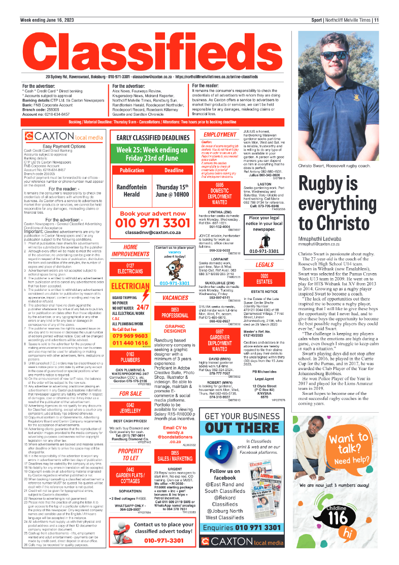 Northcliff Melville Times 16 June 2023 page 11