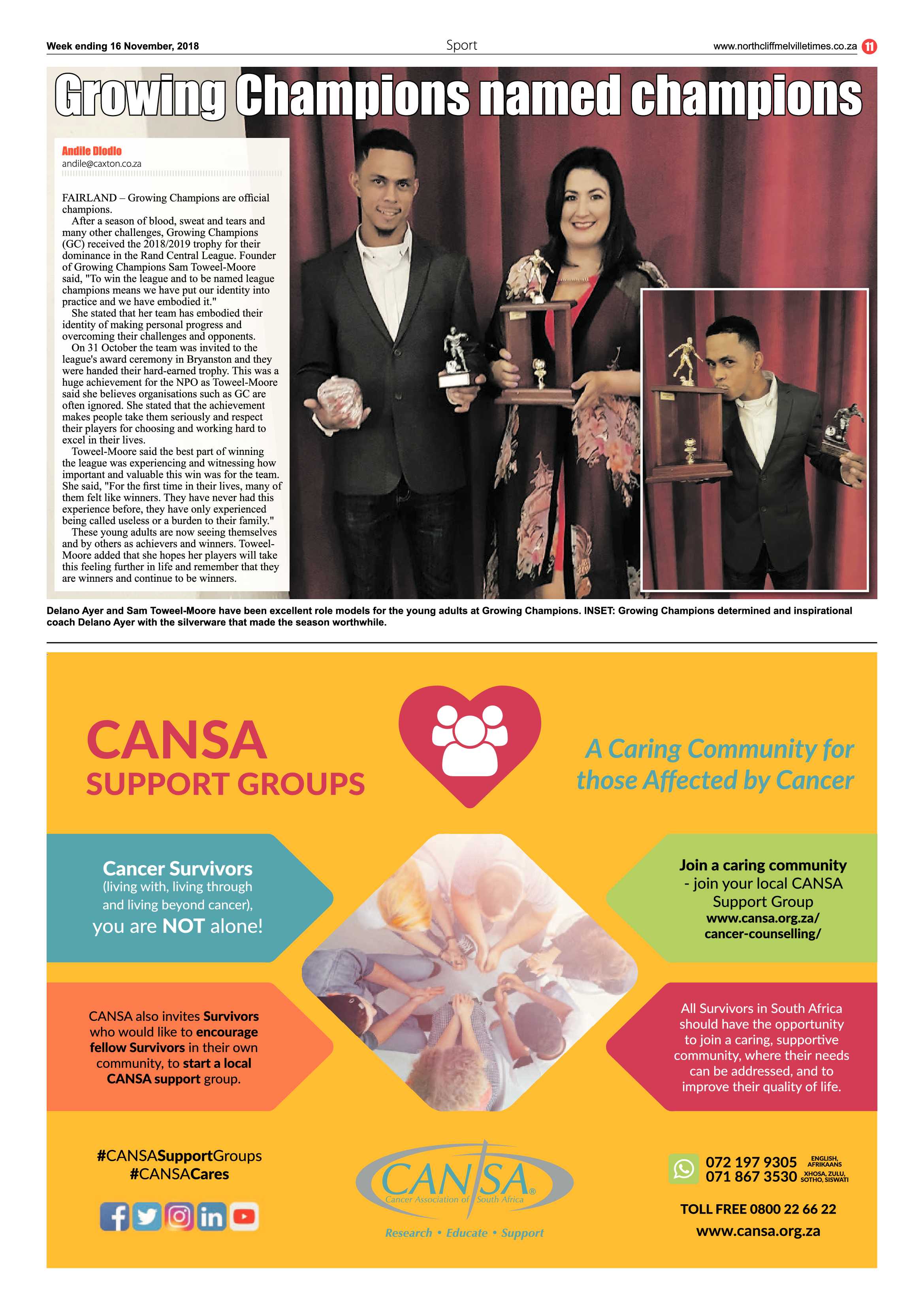 Northcliff Melville Times 16 November 2018 page 11