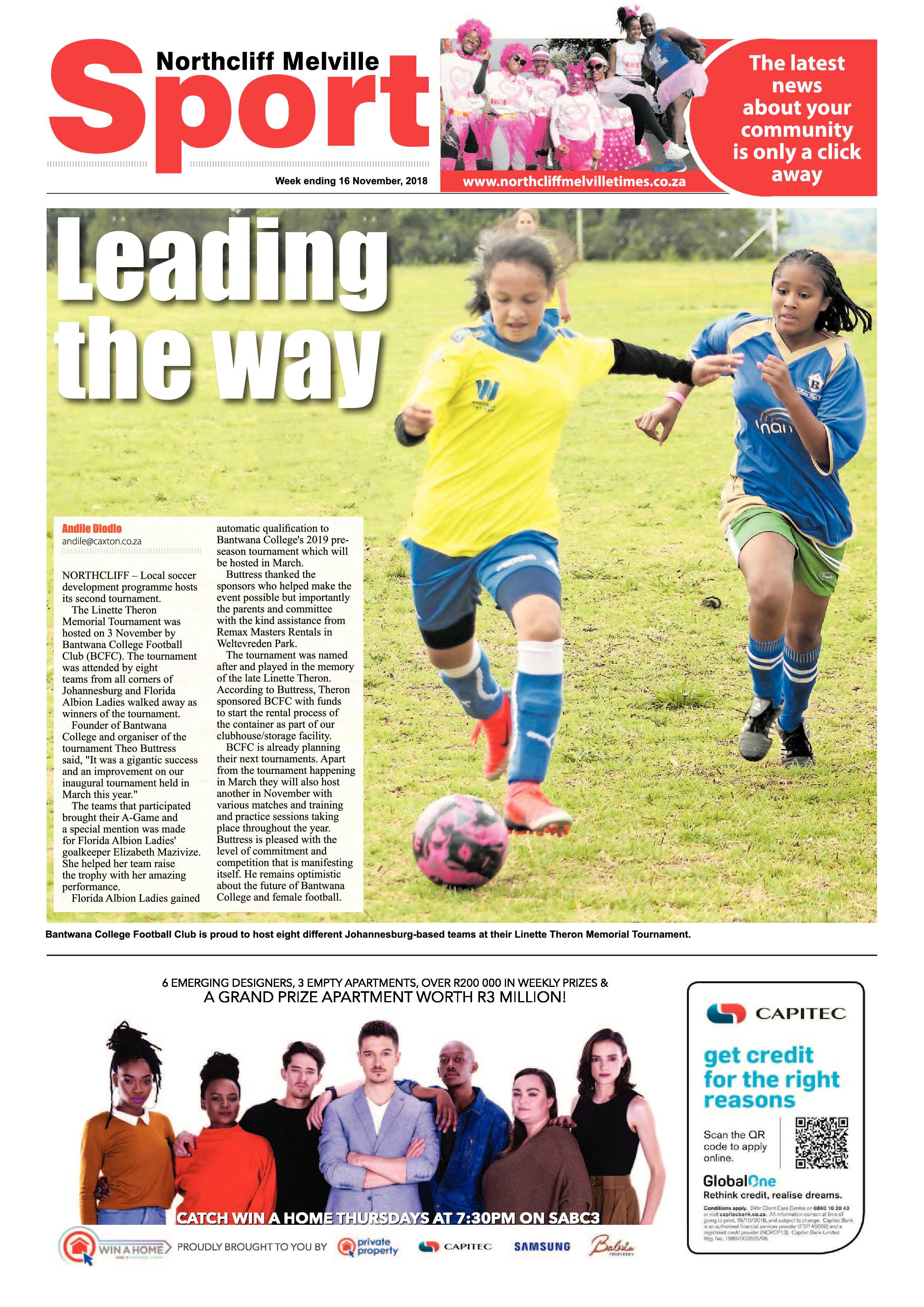 Northcliff Melville Times 16 November 2018 page 12