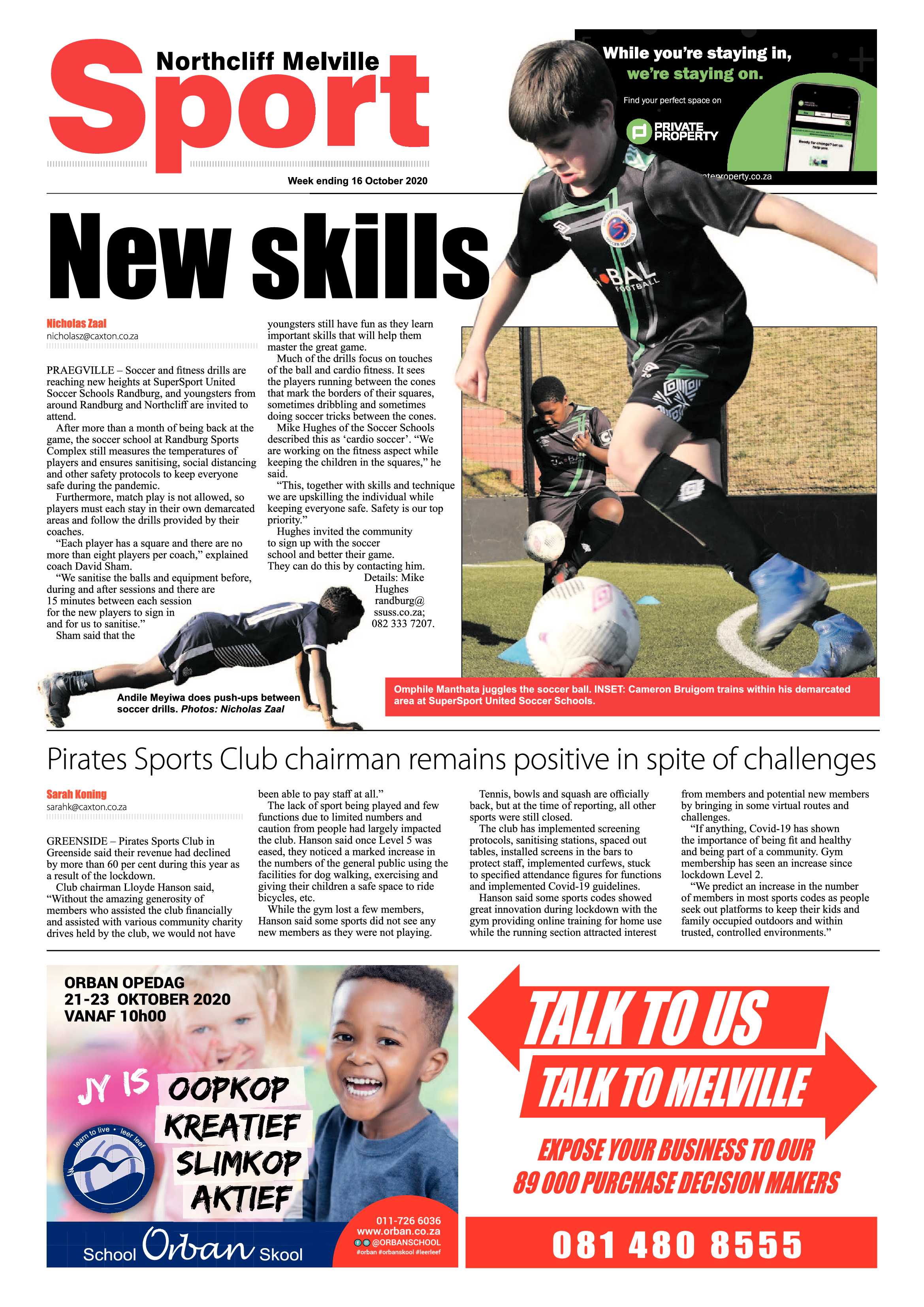 Northcliff Melville Times 16 October 2020 page 12