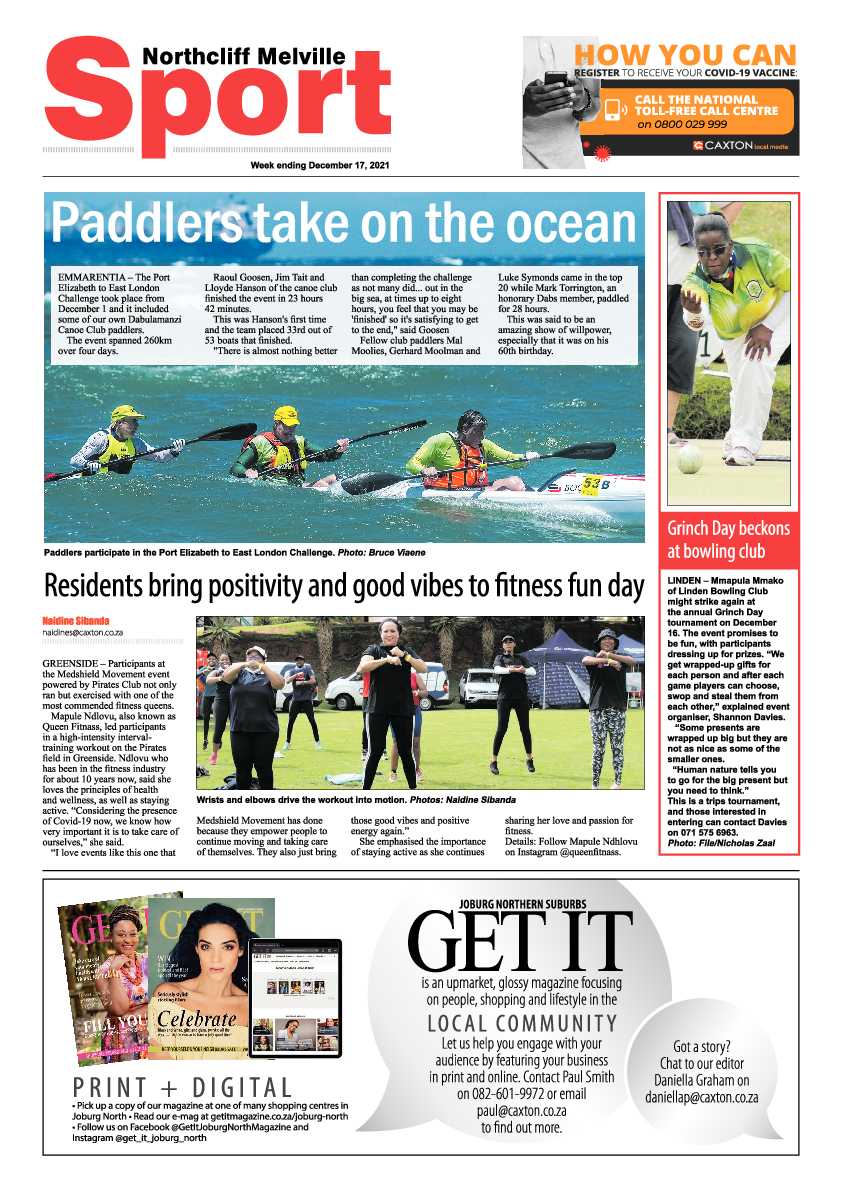 Northcliff Melville Times 17 December 2021 page 12