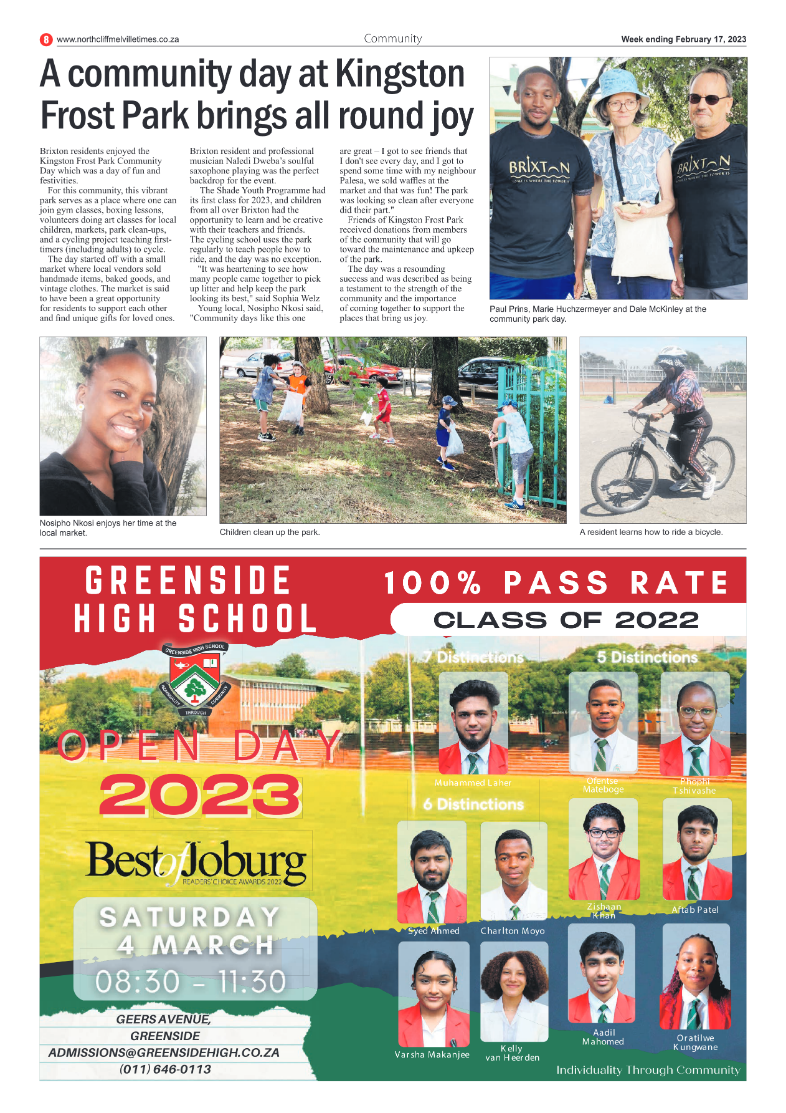 Northcliff Melville Times 17 Feb 2023 page 8