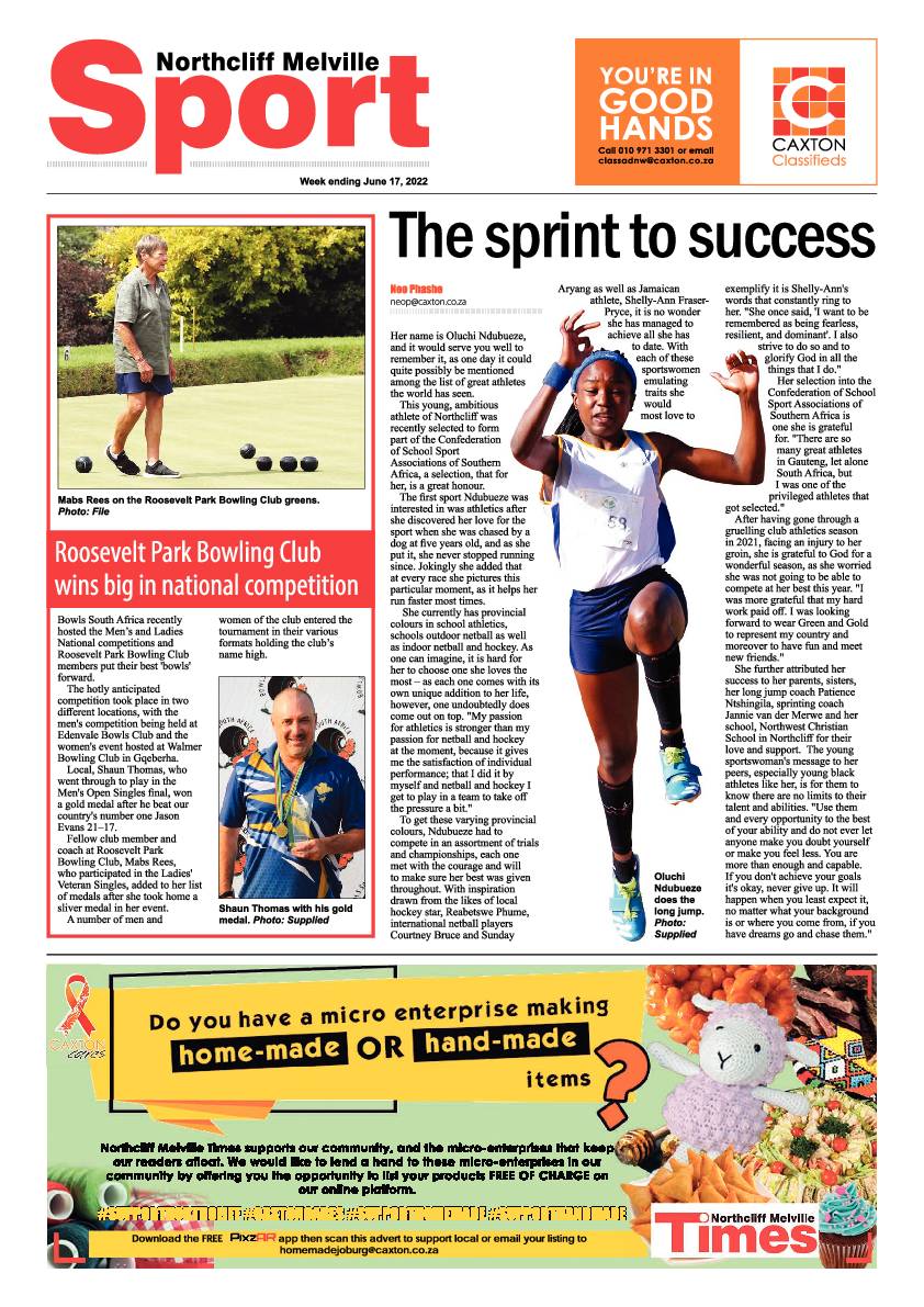 Northcliff Melville Times 17 June 2022 page 12