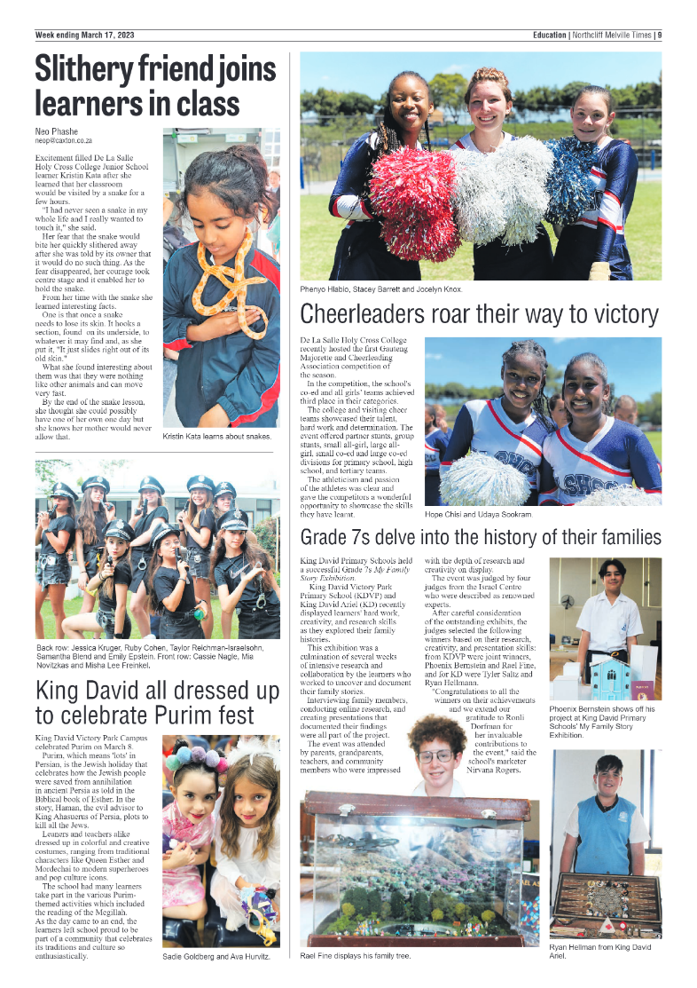 Northcliff Melville Times 17 March 2023 page 9