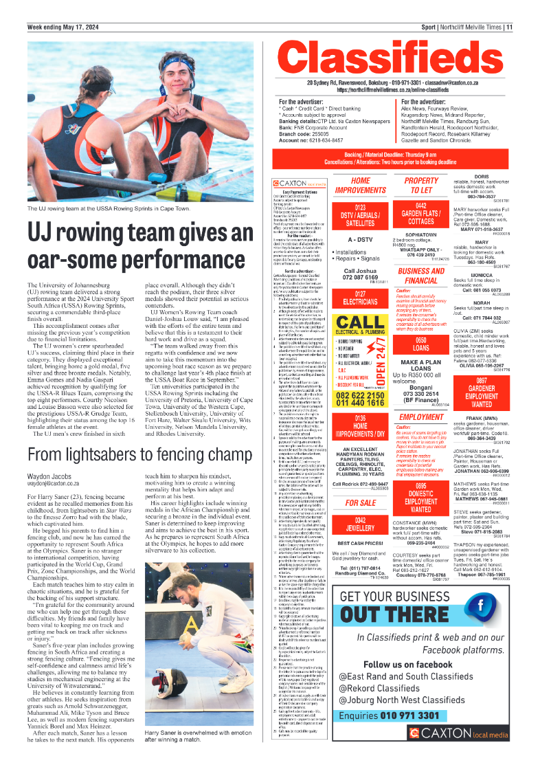 Northcliff Melville Times 17 May 2024 page 11