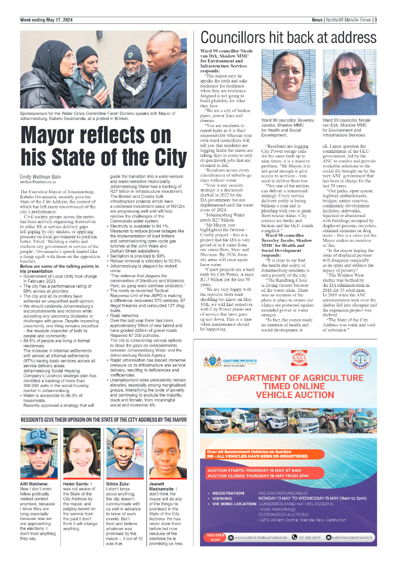 Northcliff Melville Times 17 May 2024 page 3
