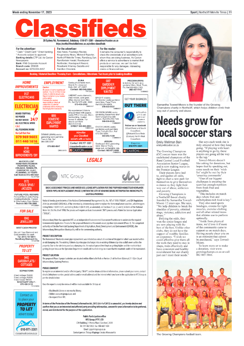Northcliff Melville Times 17 November 2023 page 11