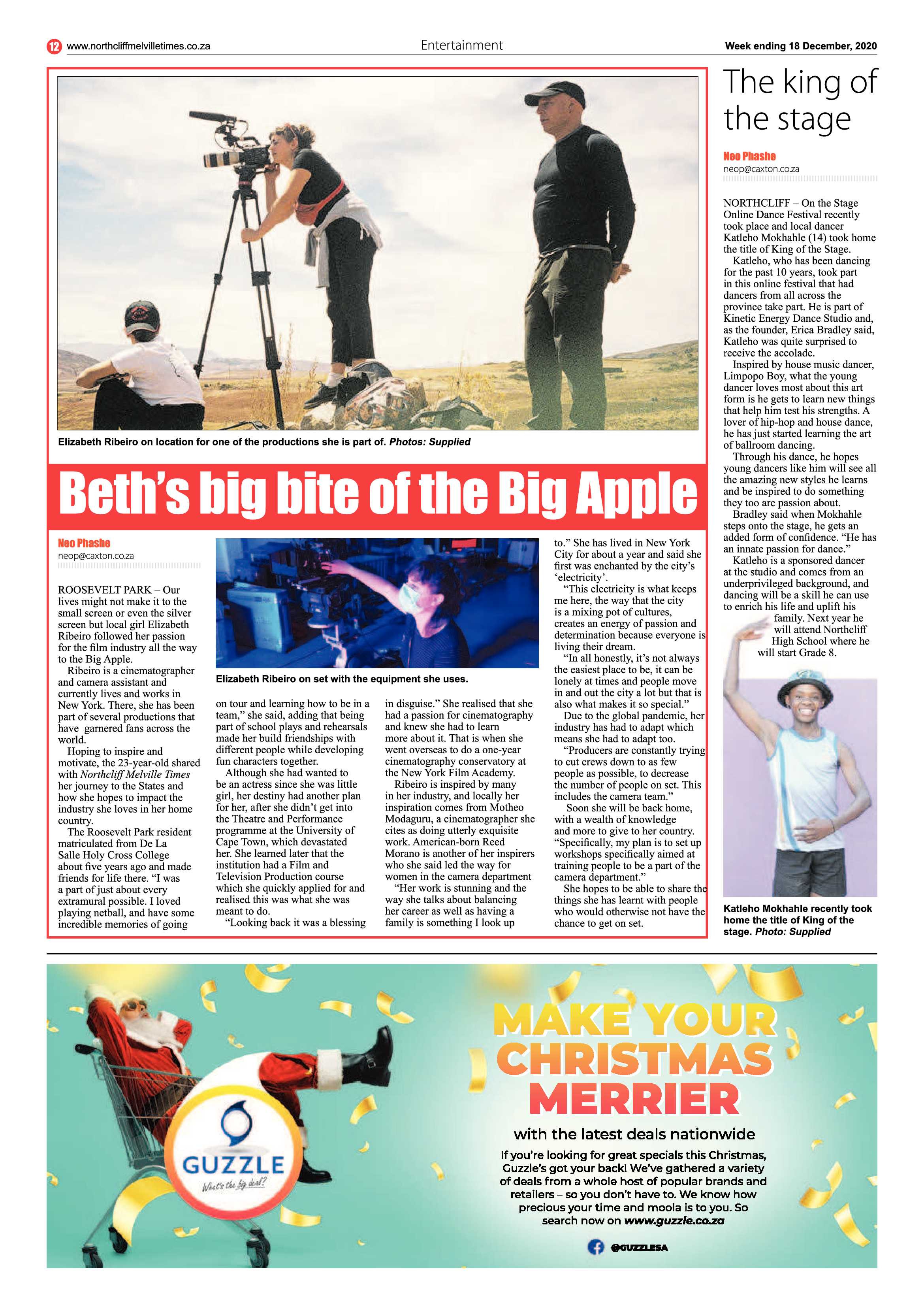 Northcliff Melville Times 18 December 2020 page 12