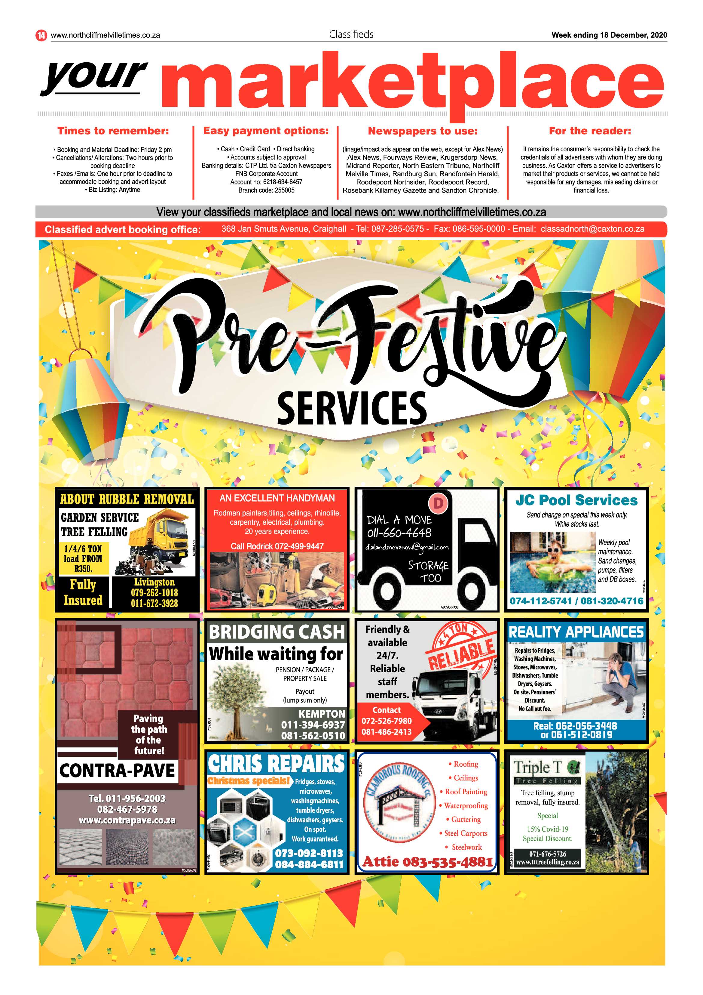 Northcliff Melville Times 18 December 2020 page 14