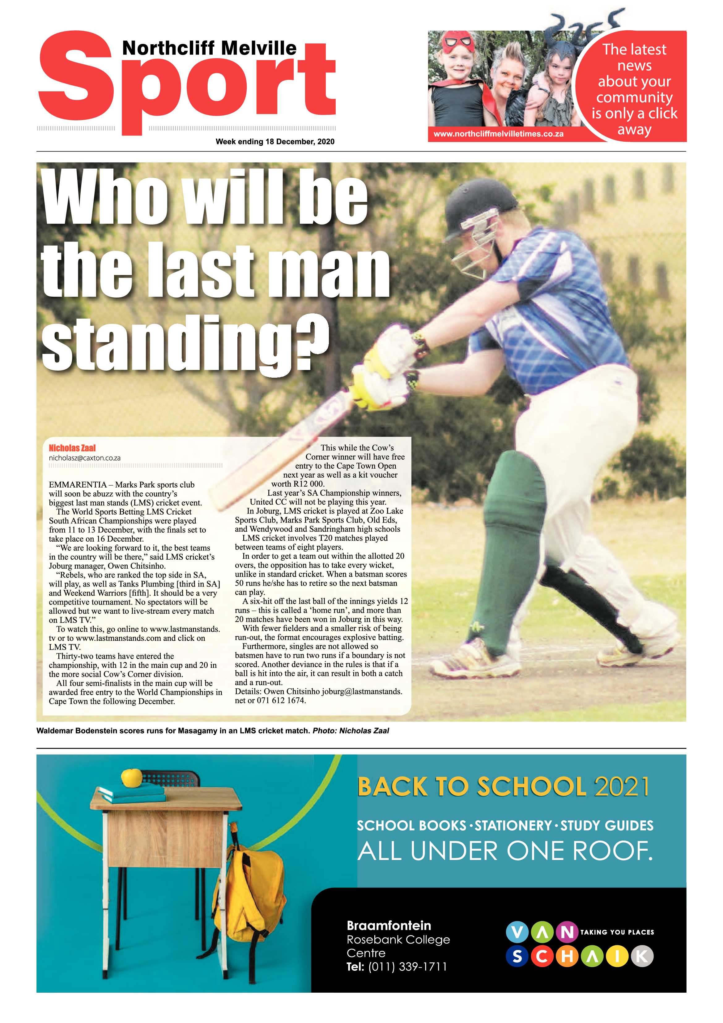 Northcliff Melville Times 18 December 2020 page 16