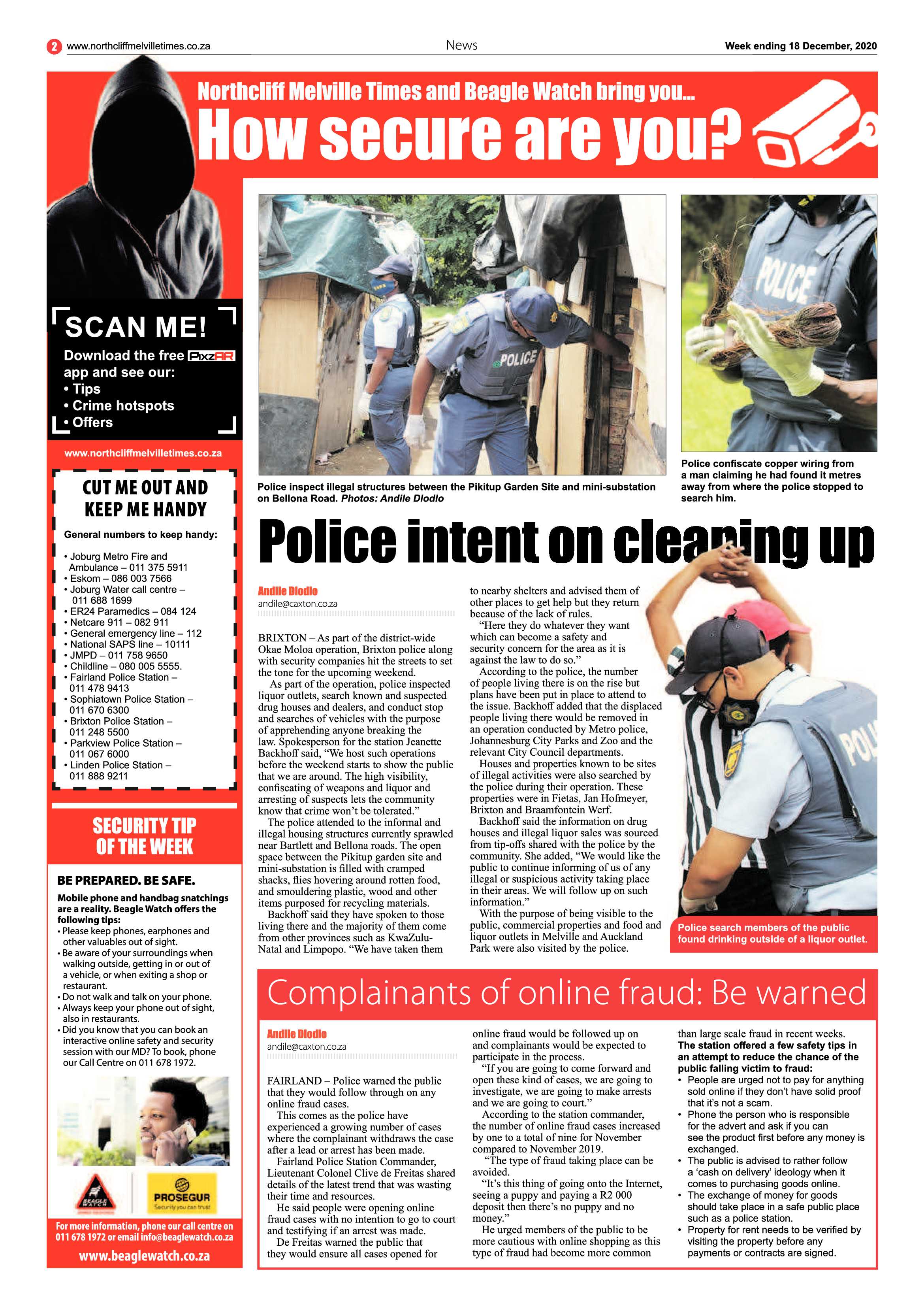 Northcliff Melville Times 18 December 2020 page 2