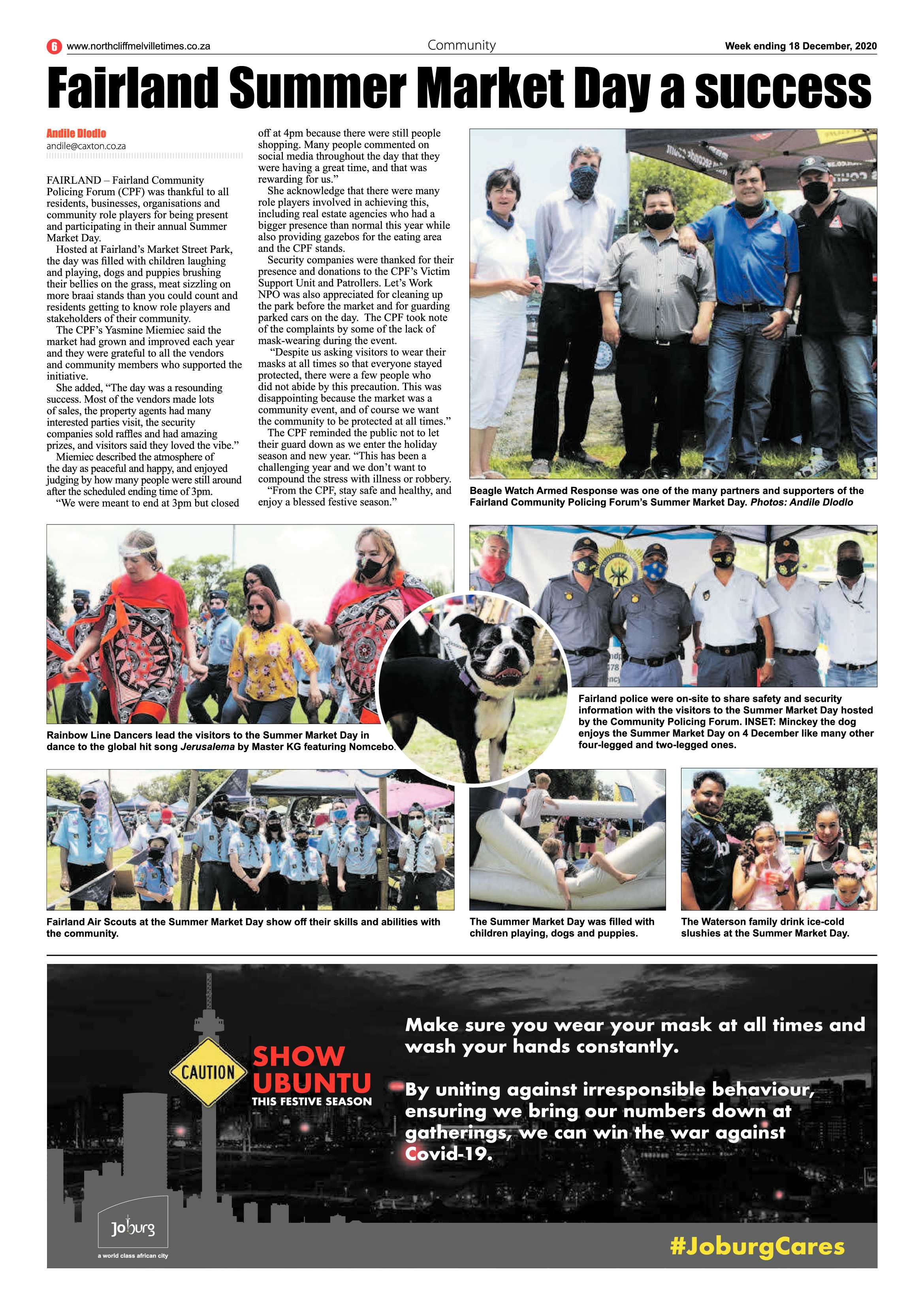 Northcliff Melville Times 18 December 2020 page 6