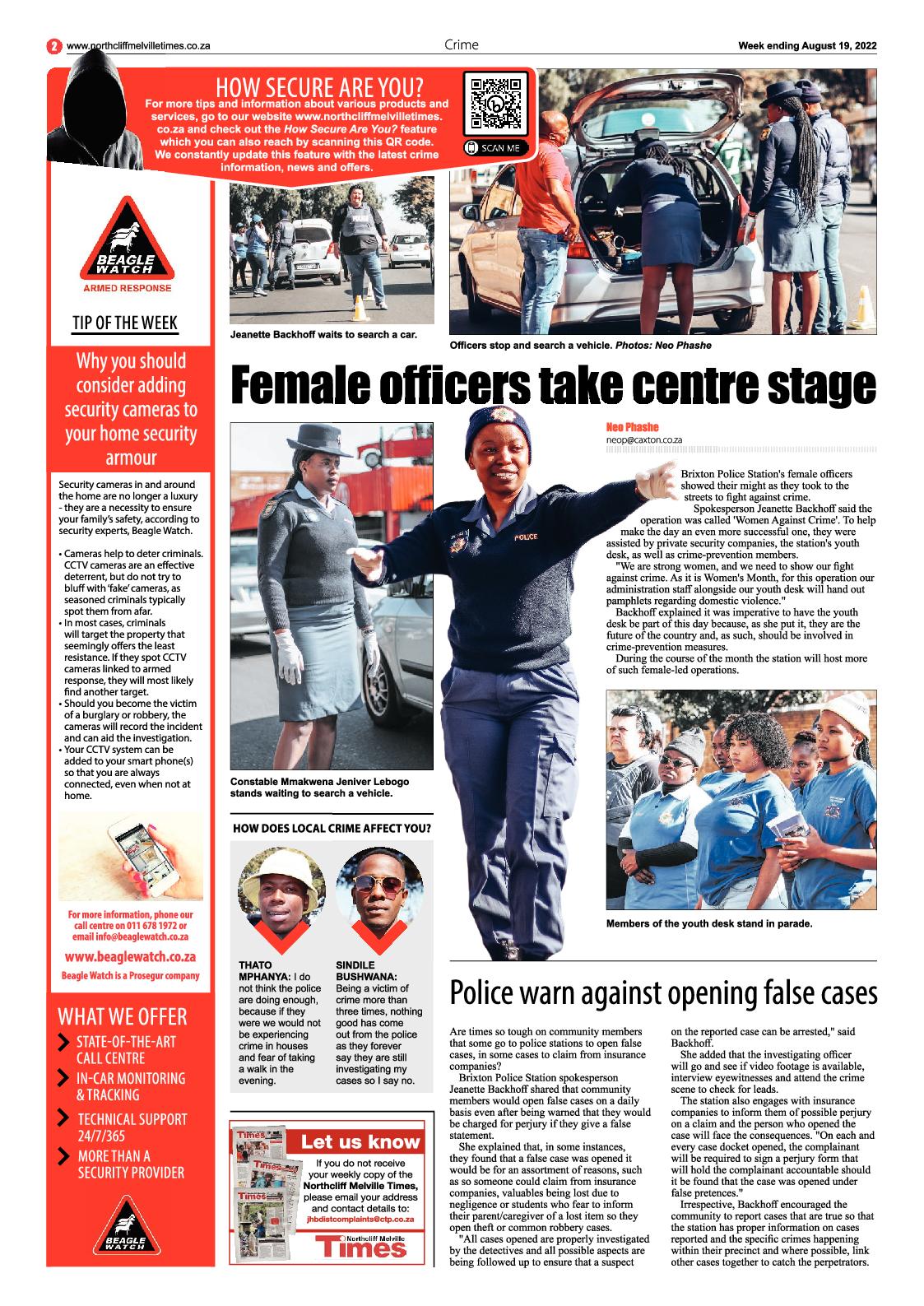 Northcliff Melville Times 19 August 2022 page 2
