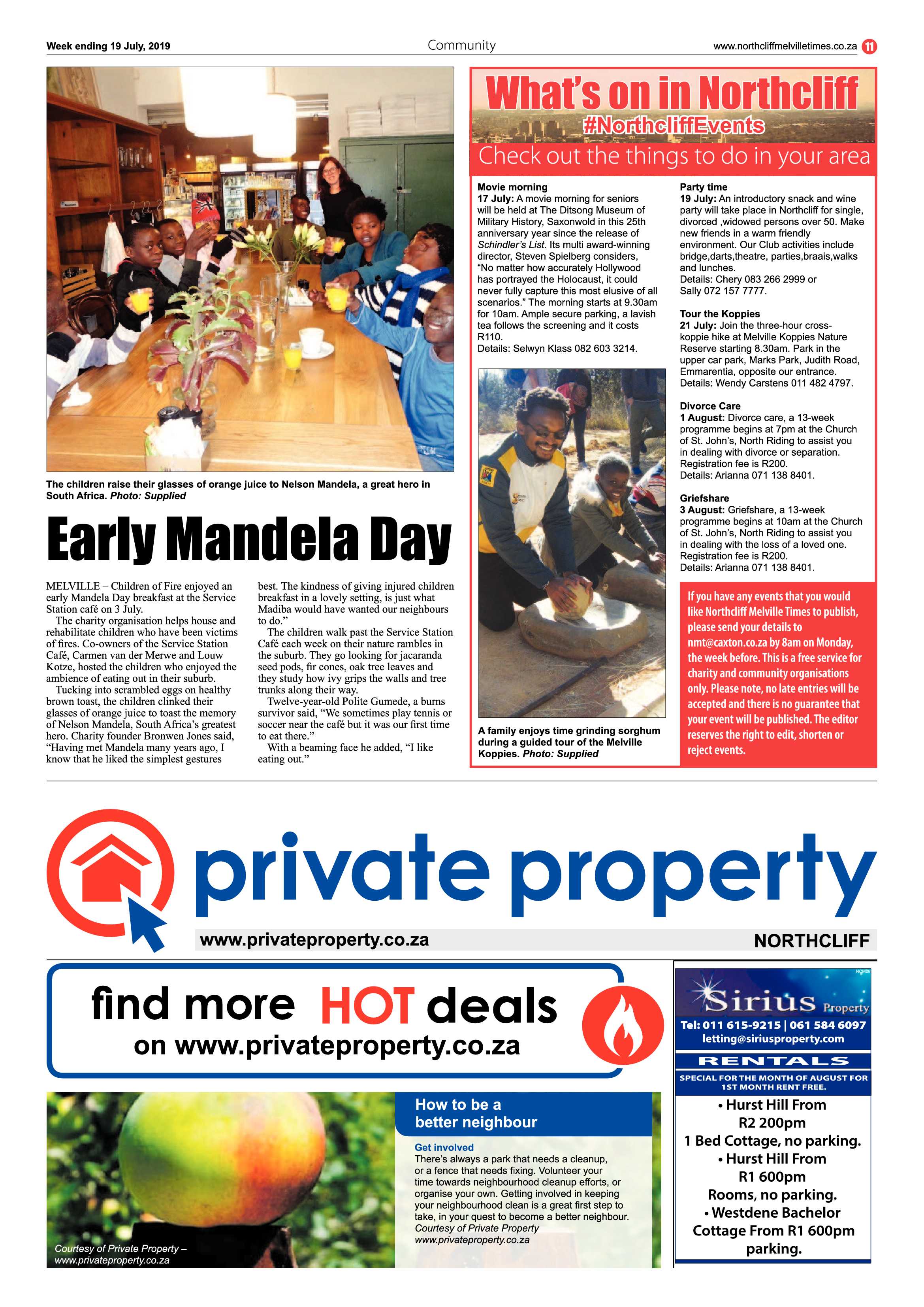 Northcliff Melville Times 19 July, 2019 page 11