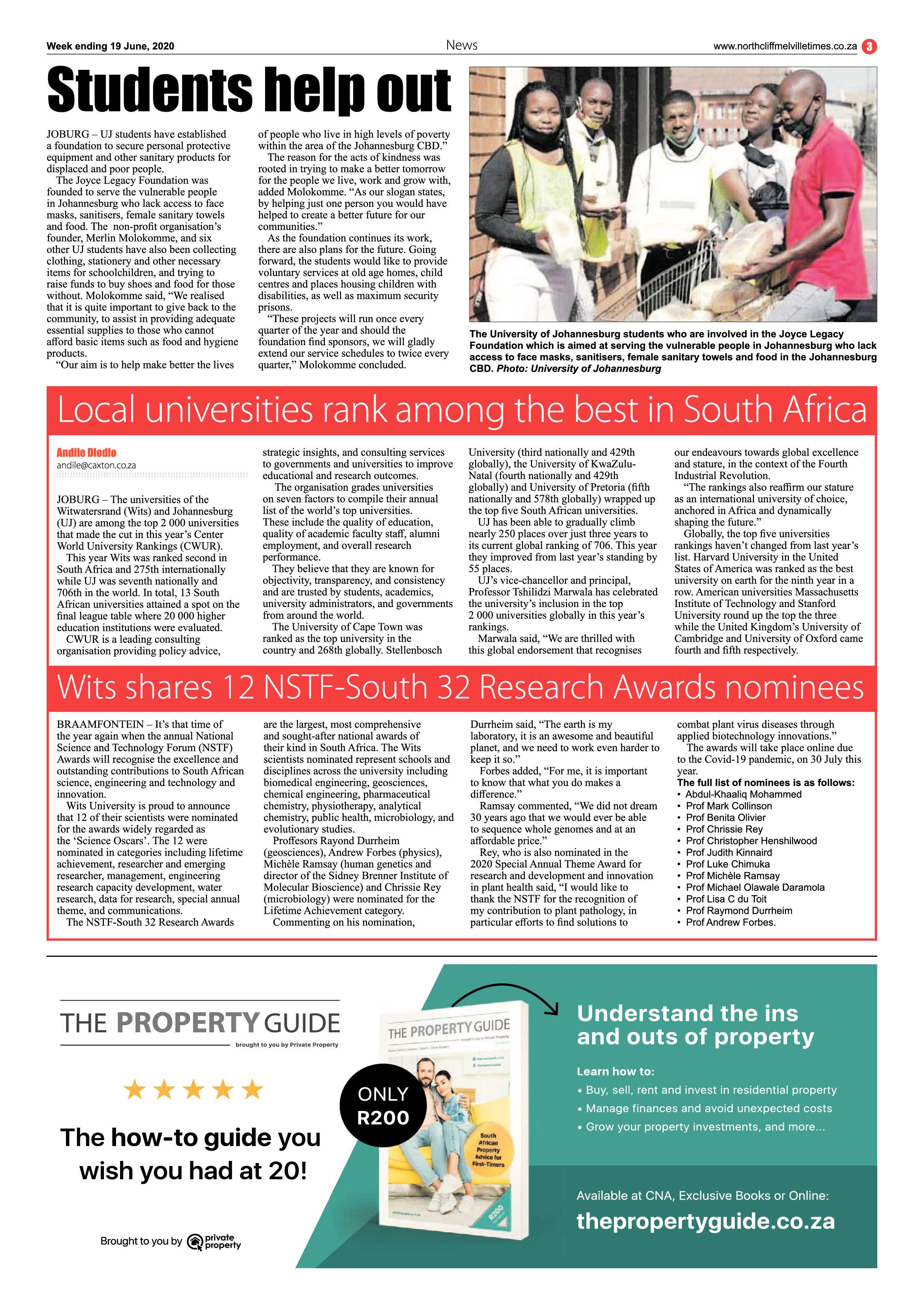 Northcliff Melville Times 19 June 2020 page 3