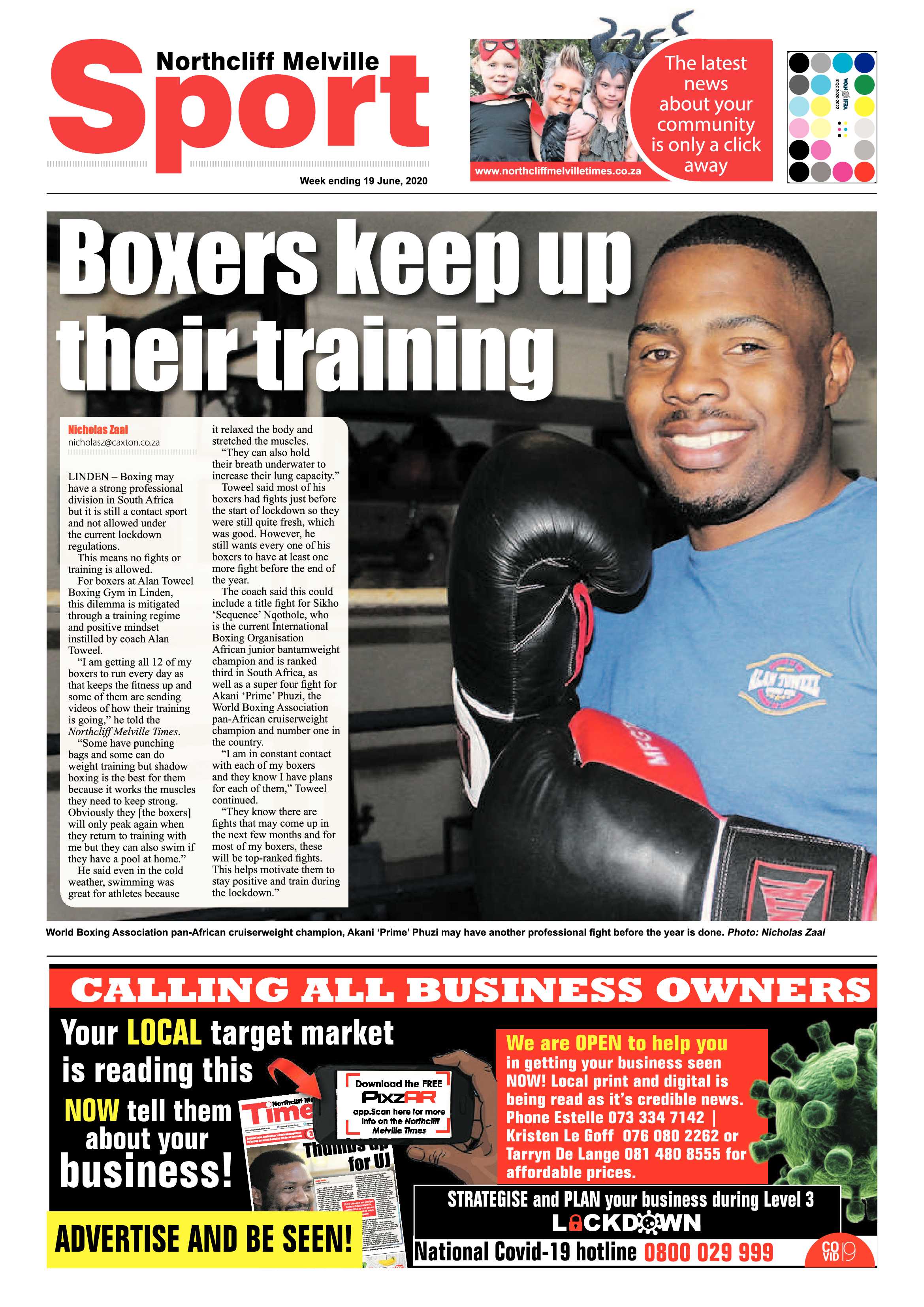 Northcliff Melville Times 19 June 2020 page 8