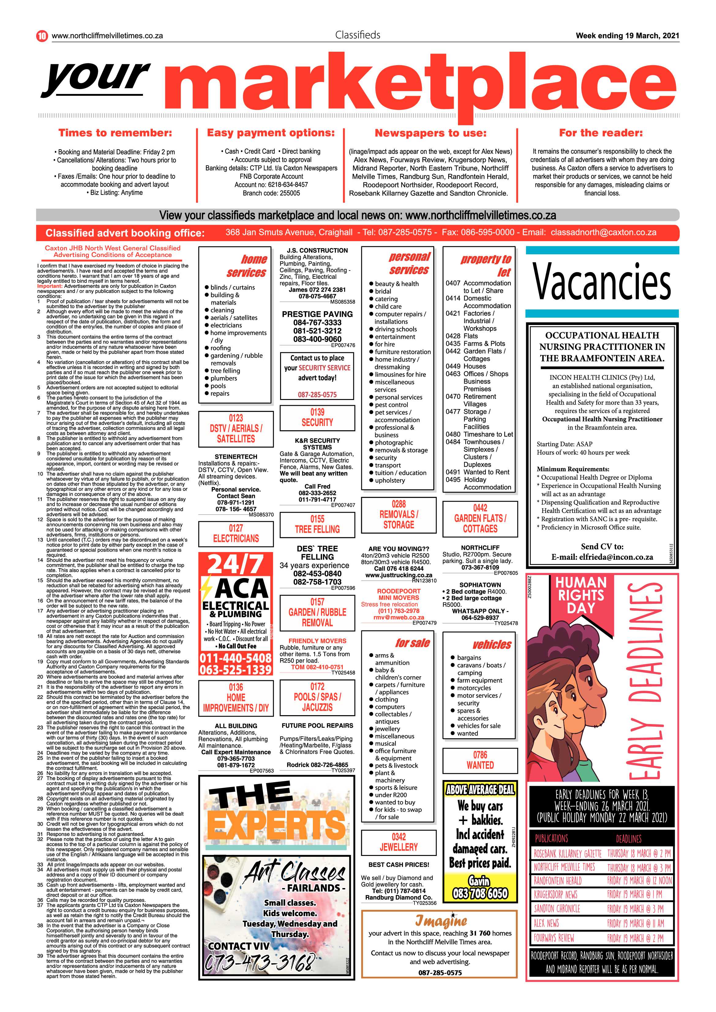 Northcliff Melville Times 19 March 2021 page 10
