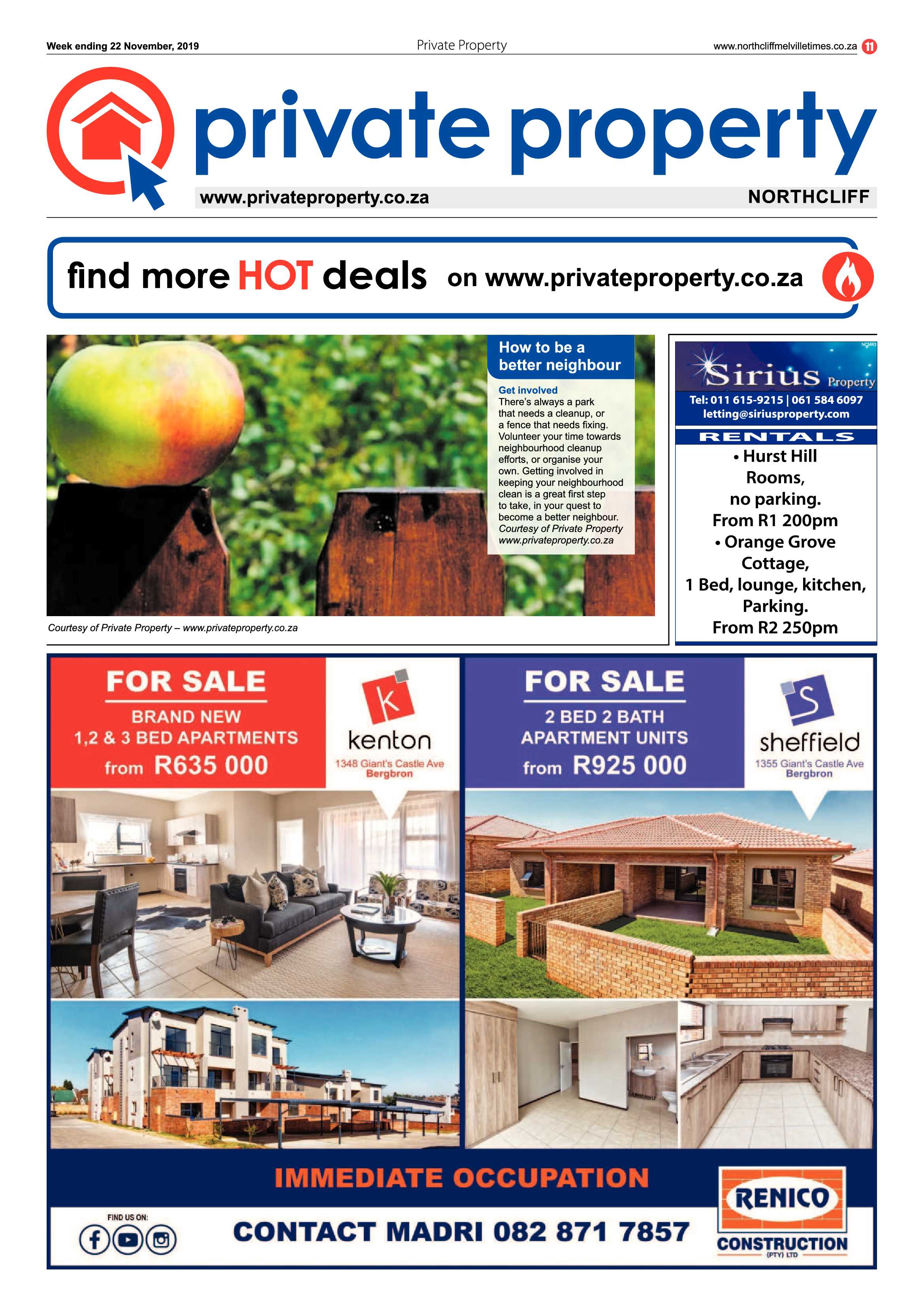 Northcliff Melville Times 19 November, 2019 page 11