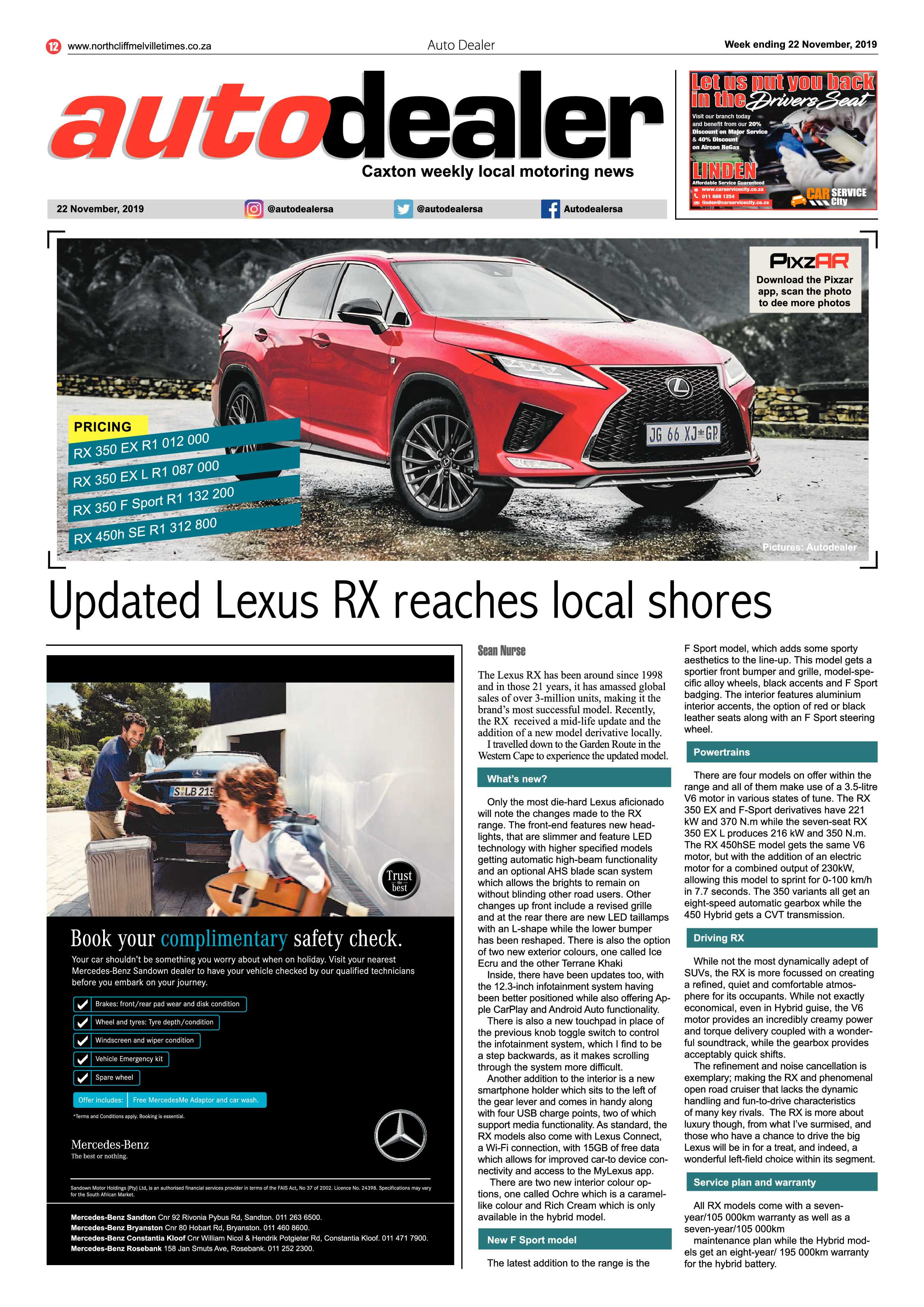 Northcliff Melville Times 19 November, 2019 page 12